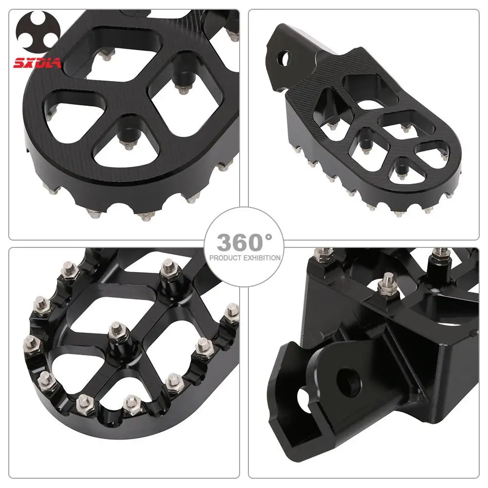 For Surron Light Bee X S Sur Ron Motorcycle CNC Aluminum Foot Pegs Footrest Footpeg Support Bracket Lever Footbracket RISE DEFENSE SYSTEMS.AI PRODUCTS