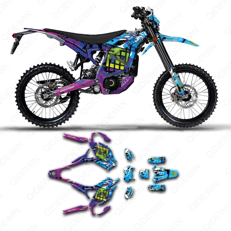 forSUR-RON Ultra Bee Holographic Graphics Special thickened laser colours decal body cover imitation scratch protection stickers RISE DEFENSE SYSTEMS.AI PRODUCTS