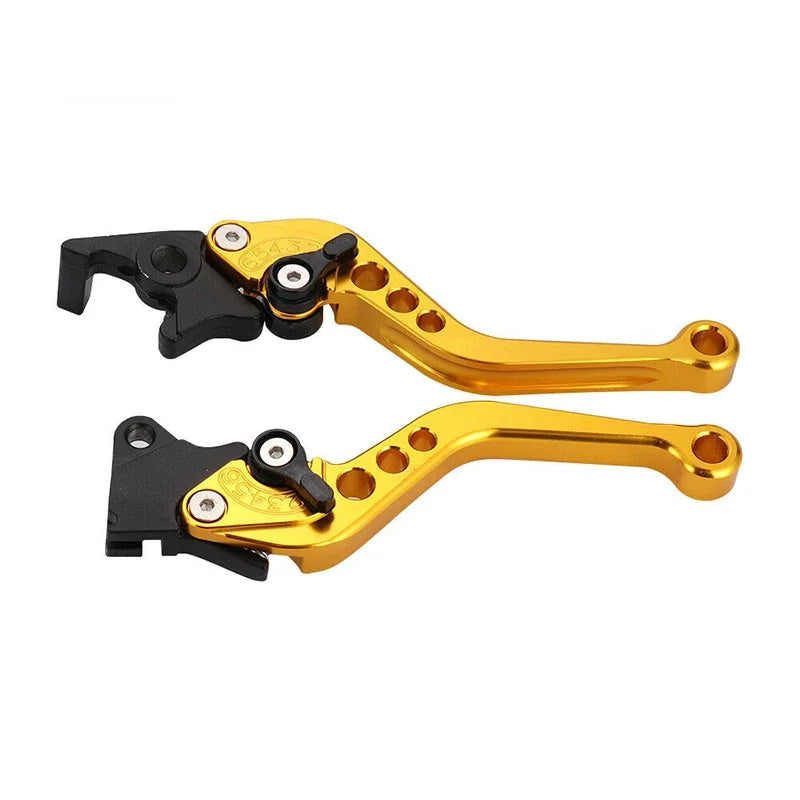 Universal Motorcycle Brake levers Motorcycle Accessories Modified Horn Adjustable Hand Lever GY6 RISE DEFENSE SYSTEMS.AI PRODUCTS