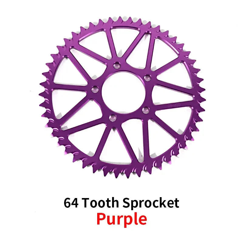 For SUR-RON Light Bee S X 48T 52T 54T 58T 64T Tooth Plate Sprocket Wheel E-bike Off-road Dirtbike Motorcycle Accessories SURRON RISE DEFENSE SYSTEMS.AI PRODUCTS