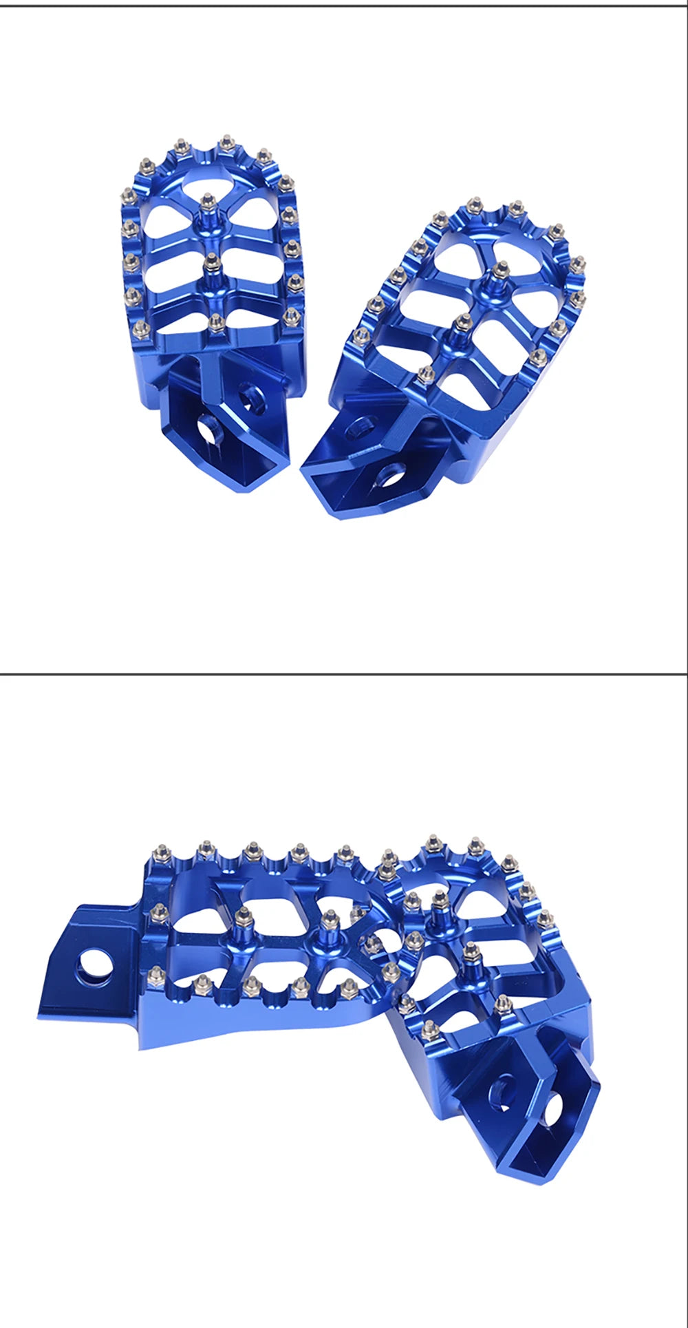 Motorcycle FootRest Footpegs Foot Pegs Pedal For YAMAHA TTR 90 110 125 250 TTR250 YZ80 YZ125 YZ250 YZ WR 200 250 500 Accessories RISE DEFENSE SYSTEMS.AI PRODUCTS