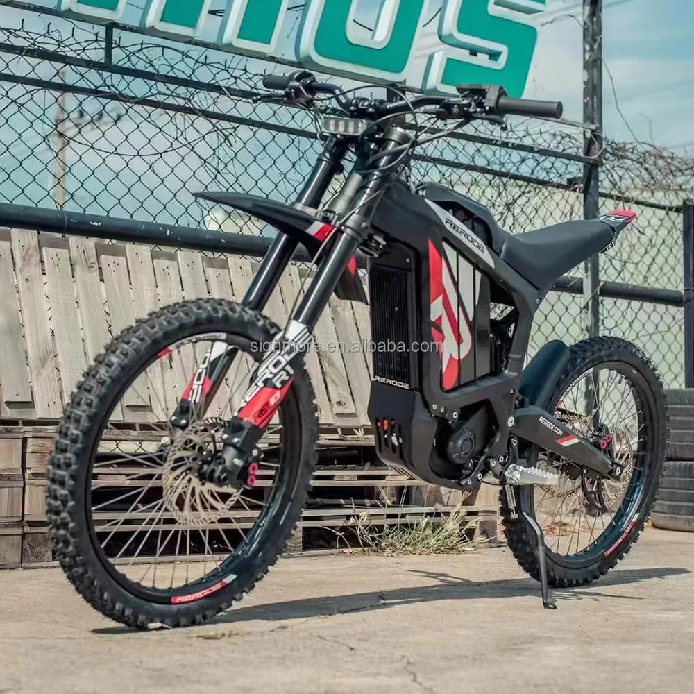Powerful electric dirt bike 8000w rerode r1 35ah cheap electric motorcycle suron 72v RISE DEFENSE SYSTEMS.AI PRODUCTS