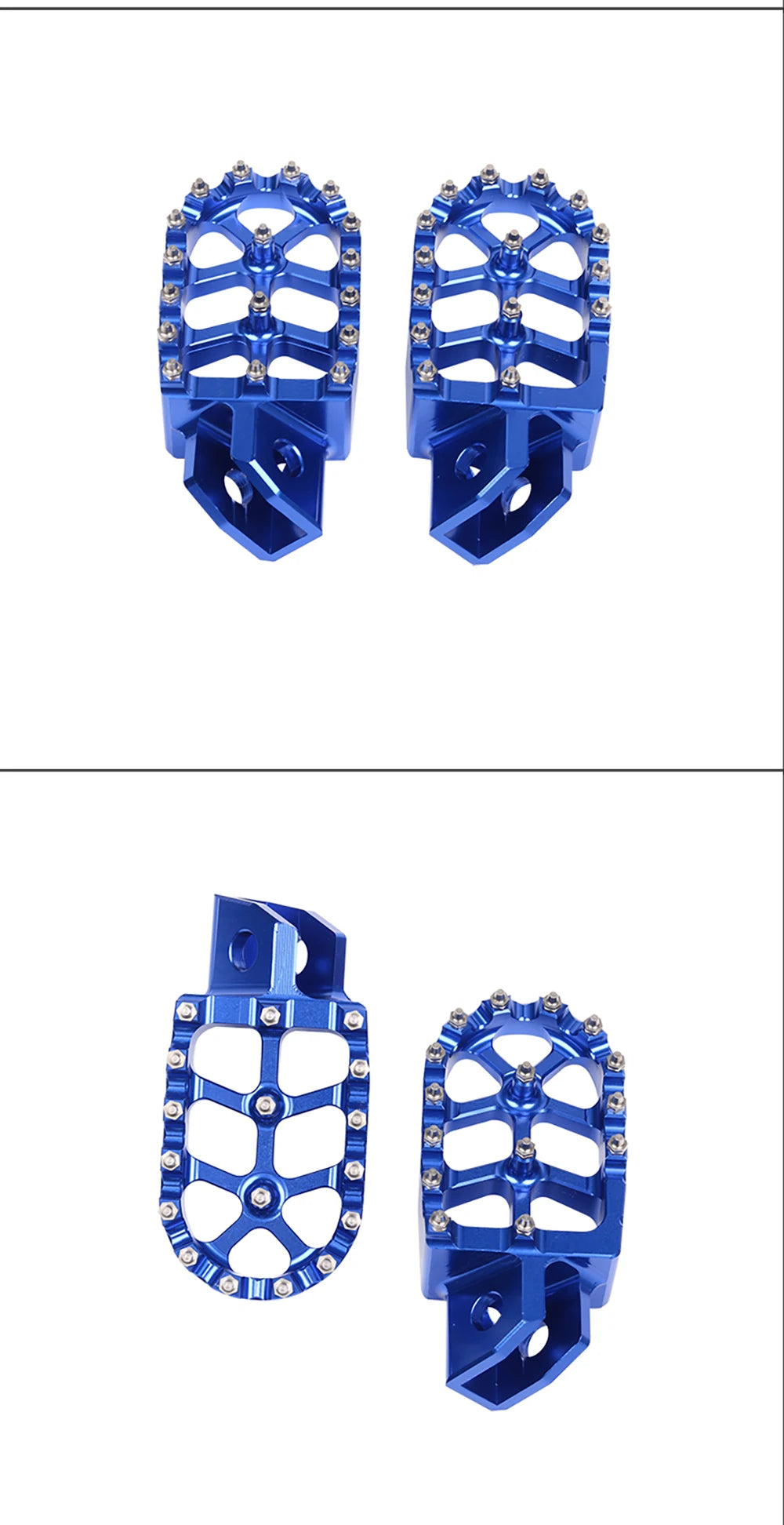 Motorcycle FootRest Footpegs Foot Pegs Pedal For YAMAHA TTR 90 110 125 250 TTR250 YZ80 YZ125 YZ250 YZ WR 200 250 500 Accessories RISE DEFENSE SYSTEMS.AI PRODUCTS