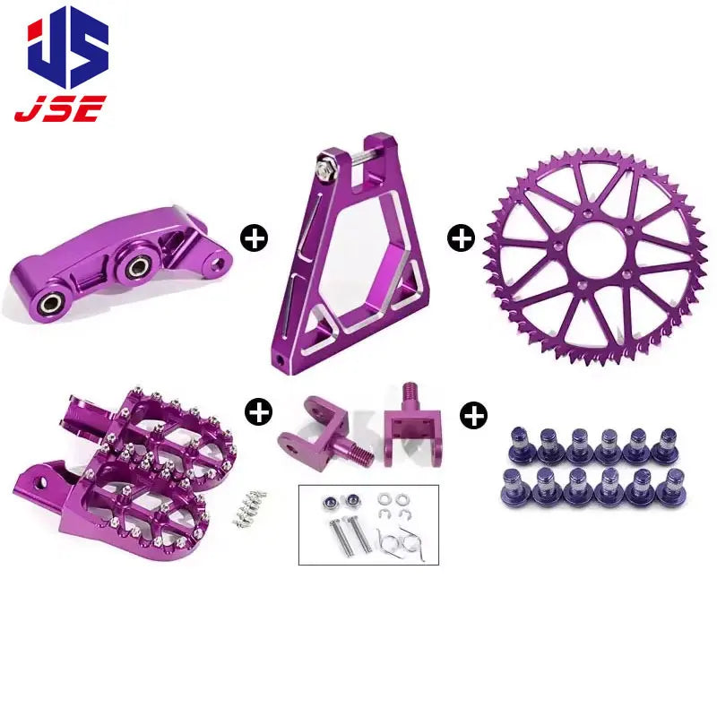 For Sur Ron Shock Absorbing Tripod Reinforced Rear Triangle Suspension SUR-RON CNC Full Bike Modification Parts Surron Frame RISE DEFENSE SYSTEMS.AI PRODUCTS