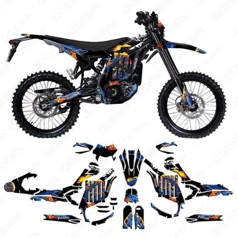 forSUR-RON Ultra Bee Holographic Graphics Special thickened laser colours decal body cover imitation scratch protection stickers RISE DEFENSE SYSTEMS.AI PRODUCTS