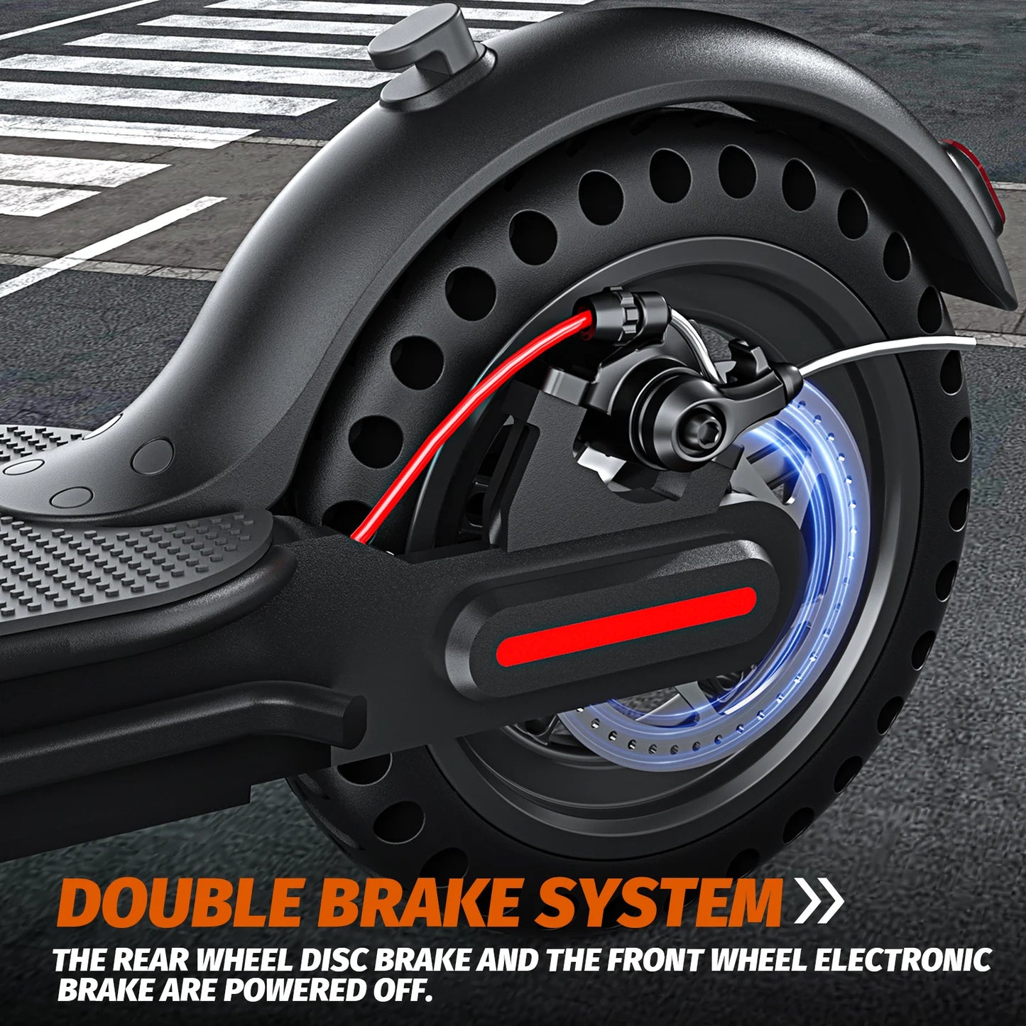 350W Foldable Electric Scooter for Adults Teens,Explosion-proof Tires,Dual Brake System Lightweight High Quality E-scooter RISE DEFENSE SYSTEMS.AI PRODUCTS