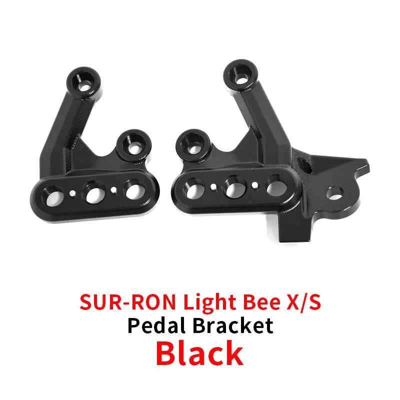 For Sur Ron Pedal Bracket Light Bee X Modification Parts E-bike Dirtbike Off-road Motorcycle SUR-RON Parts RISE DEFENSE SYSTEMS.AI PRODUCTS