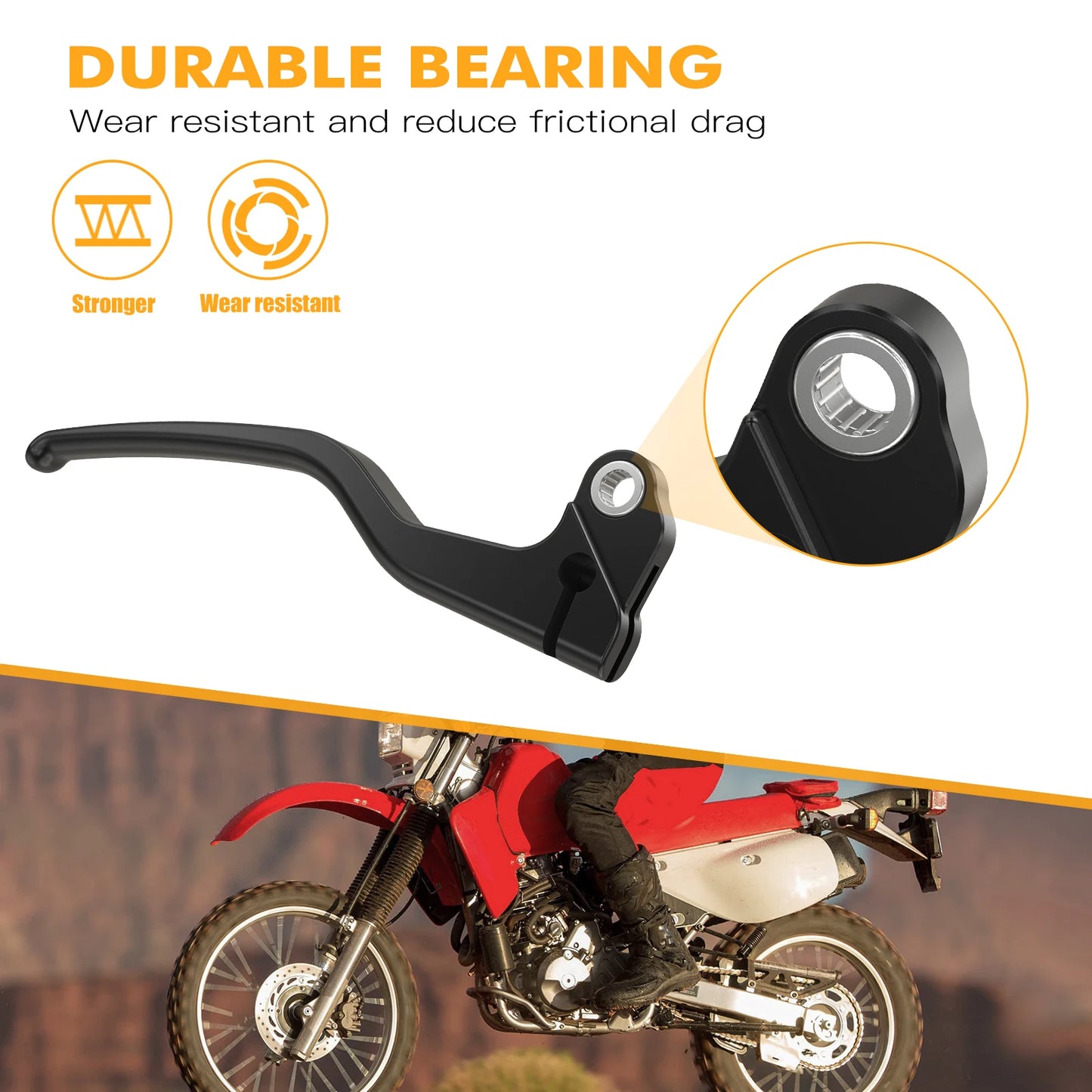 NICECNC Motorcycle Labor-saving clutch Lever For Honda XR650L 1993-2024 Motocross Enhancement Accessories Reduction In Actuation RISE DEFENSE SYSTEMS.AI PRODUCTS