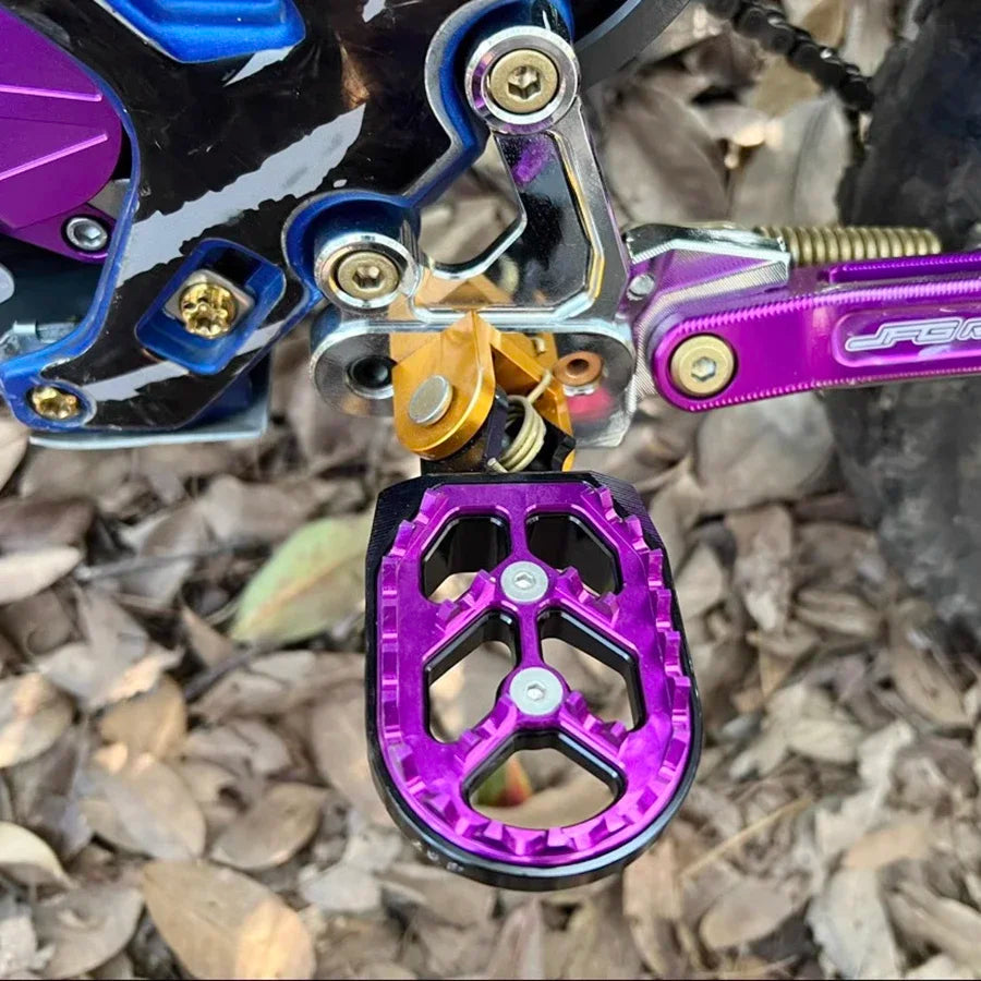 Surron Light Bee S/X Special Mod Left and Right Footrest Assembly Modified High-strength Pedals RISE DEFENSE SYSTEMS.AI PRODUCTS