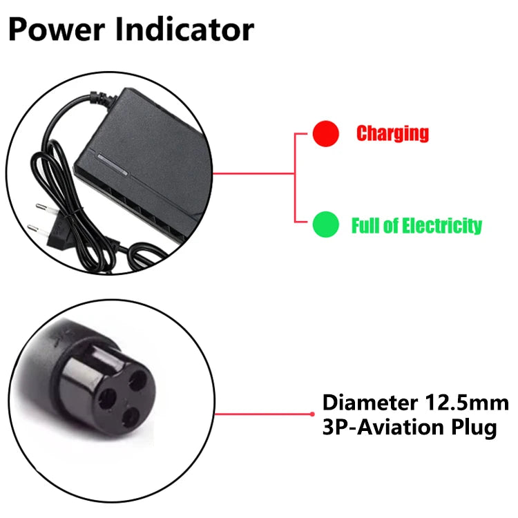 42V 54.6V 67.2V 84V 5A Li-ion Battery Charger For 36V 60V 72V 48V Lithium Polymer Battery Pack Lithium Battery Charger RISE DEFENSE SYSTEMS.AI PRODUCTS