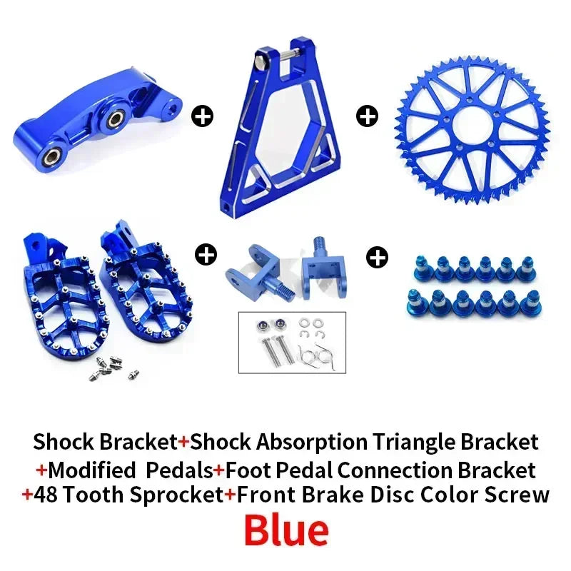 For Sur Ron Shock Absorbing Tripod Reinforced Rear Triangle Suspension SUR-RON CNC Full Bike Modification Parts Surron Frame RISE DEFENSE SYSTEMS.AI PRODUCTS