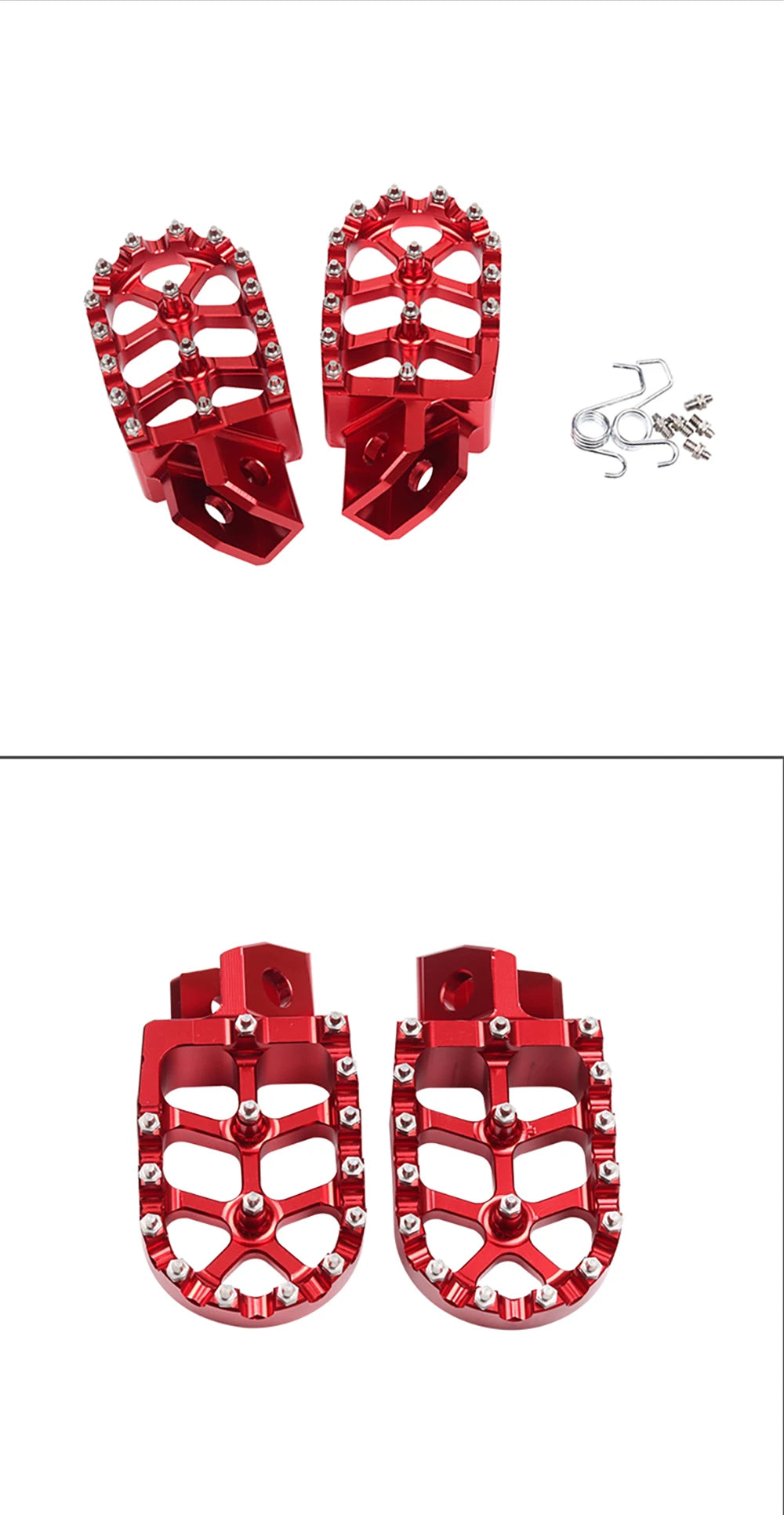 Motorcycle FootRest Footpegs Foot Pegs Pedal For YAMAHA TTR 90 110 125 250 TTR250 YZ80 YZ125 YZ250 YZ WR 200 250 500 Accessories RISE DEFENSE SYSTEMS.AI PRODUCTS