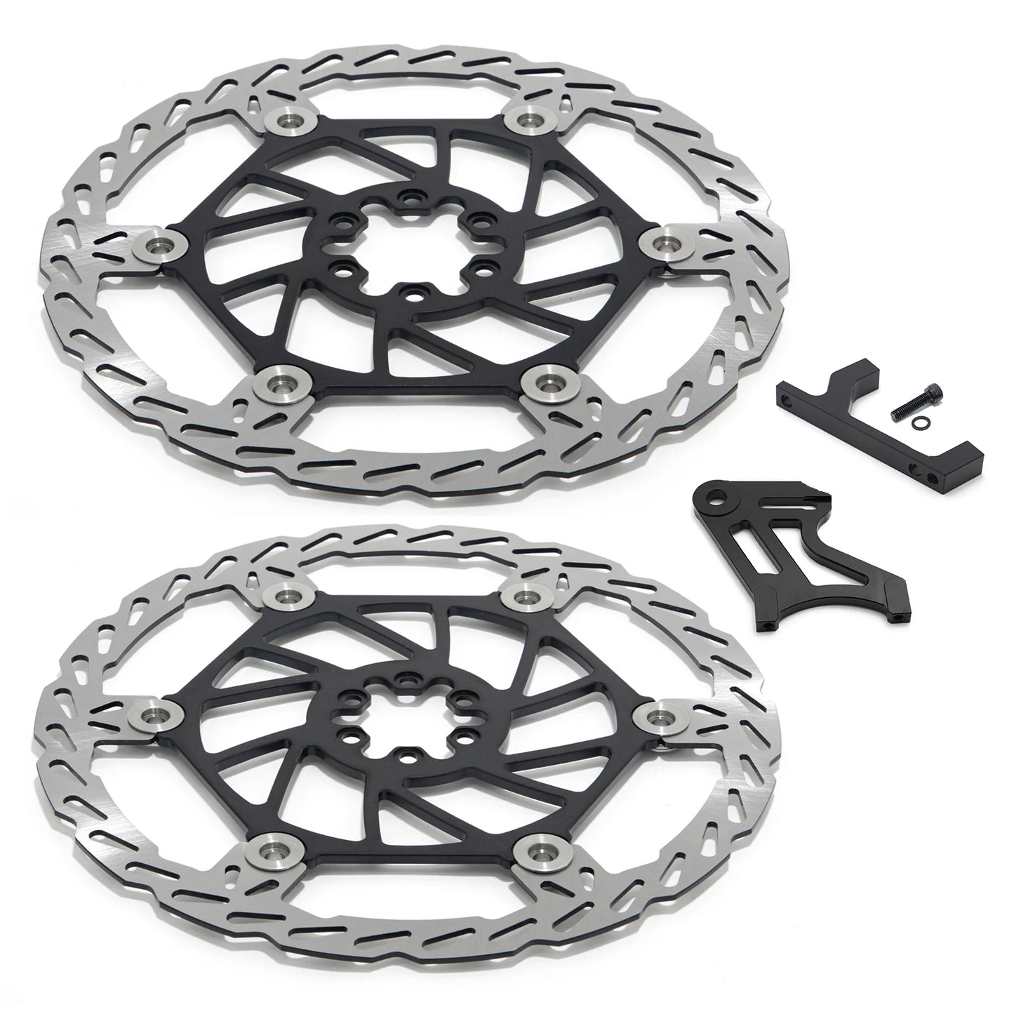 For Sur-Ron LBX Surron Light Bee X For Segway X160 X260 Oversize 220mm / 250mm Front Rear Brake Discs Rotors Disks Bracket KKE RISE DEFENSE SYSTEMS.AI PRODUCTS