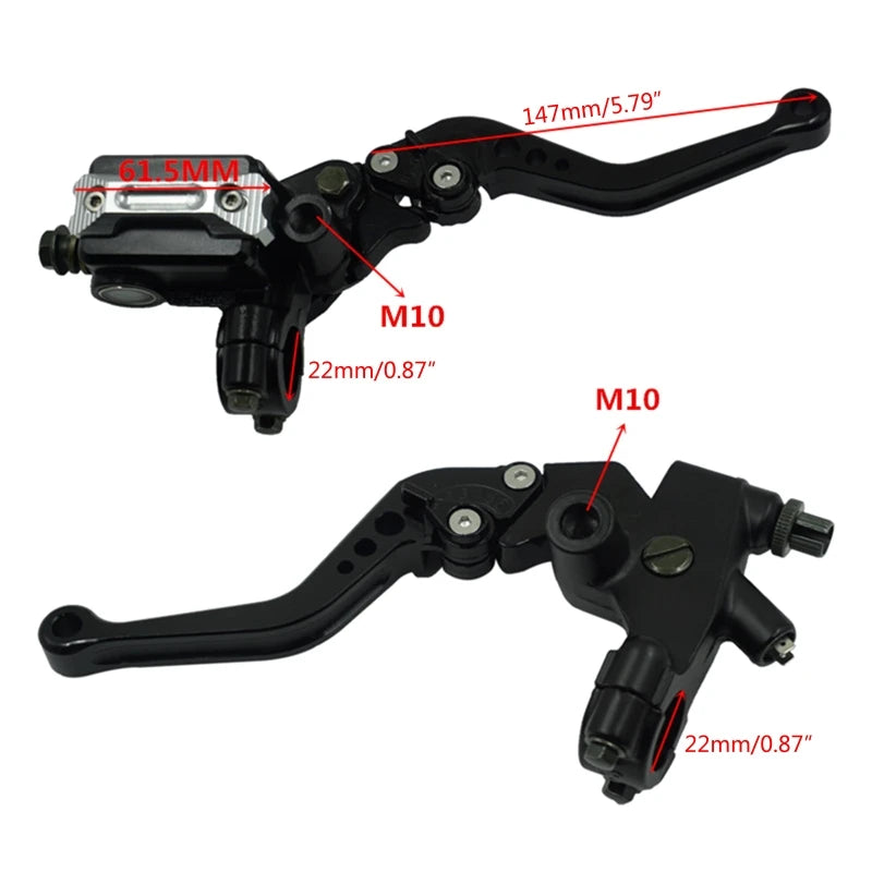Universal 7/8" 22mm 6 colors Motorcycle Front Brake Clutch Cylinder Hydraulic Pump Lever RISE DEFENSE SYSTEMS.AI PRODUCTS