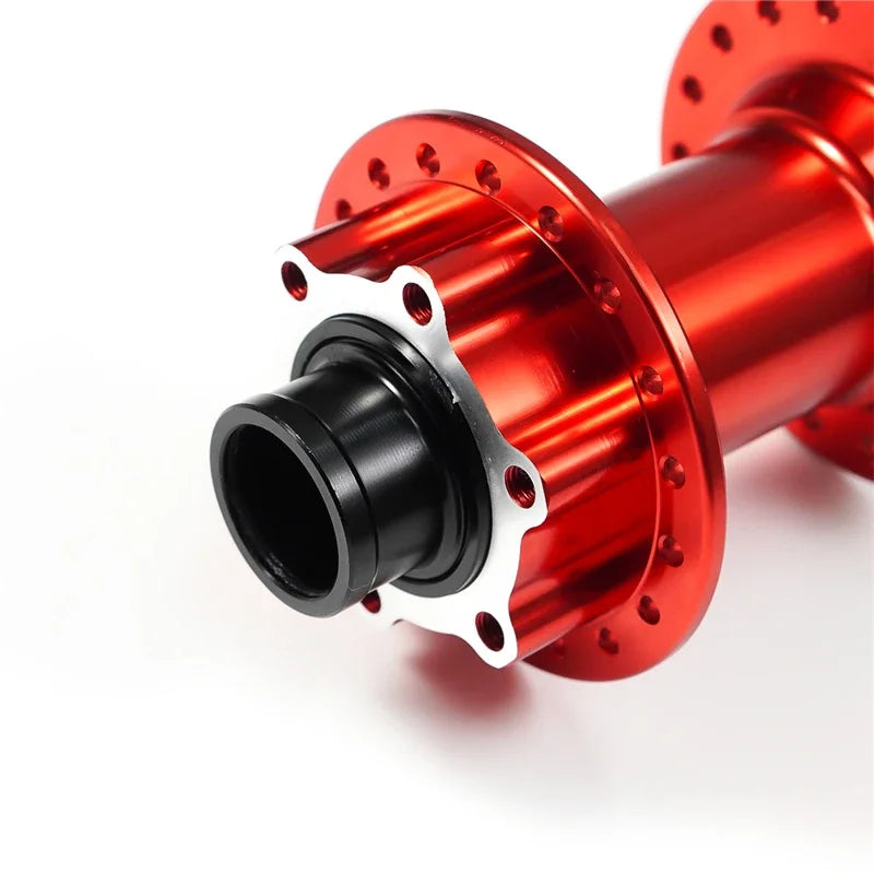 32 /36 Hole MTB Bike Hub Thru Axle Bicycle Disc Brake Front Hub Barrel Shaft 110 X 20mm CNC Cycling Accessories Part RISE DEFENSE SYSTEMS.AI PRODUCTS