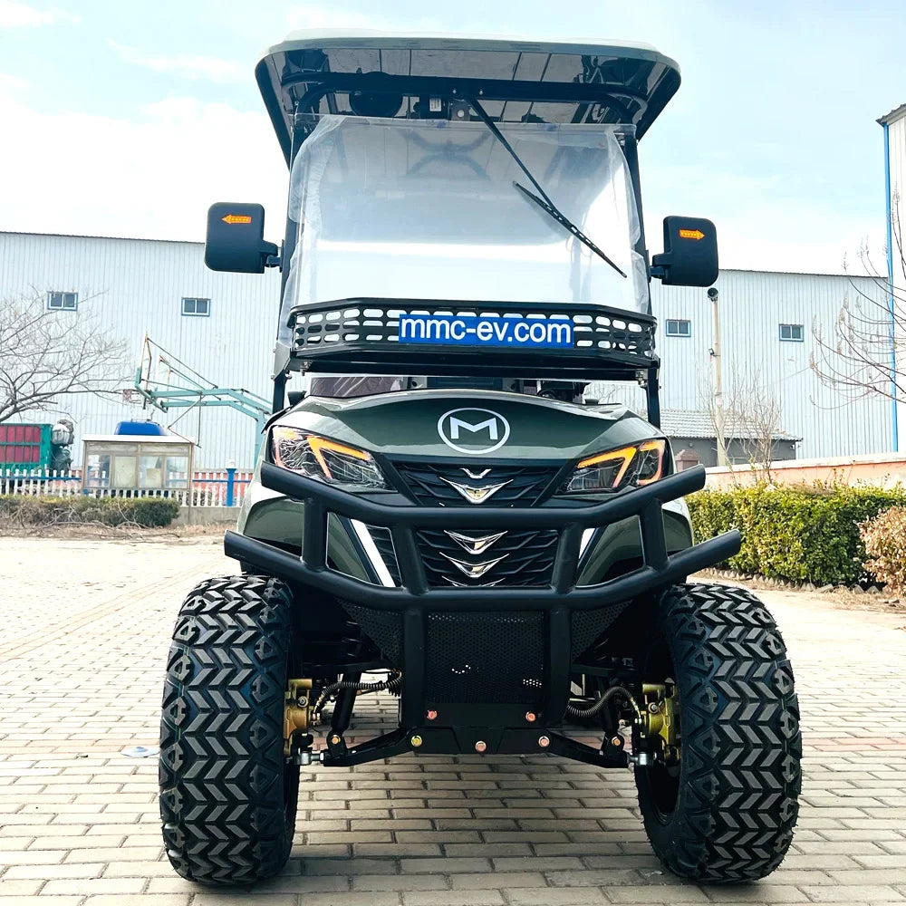 Customize New Club Sightseeing Golf Car 4/6 Seater 48V 60V Off-road Solar Electric Golf Cart RISE DEFENSE SYSTEMS.AI PRODUCTS