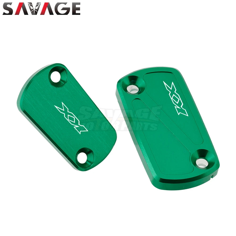 For KAWASAKI KX250 KX450 KX 250 450 2019-2024 Front Rear Brake Clutch Reservoir Cover CNC Motorcycle Accessories Oil Pump Cap RISE DEFENSE SYSTEMS.AI PRODUCTS