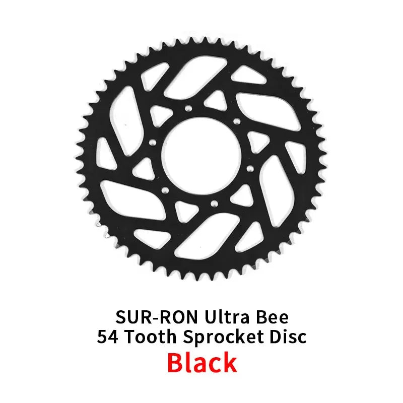 For SUR-RON Ultra Bee 54 Tooth Sprocket Disc Sur Ron E-bike Off-road Motorcycle Accessories Surron SUR RON RISE DEFENSE SYSTEMS.AI PRODUCTS