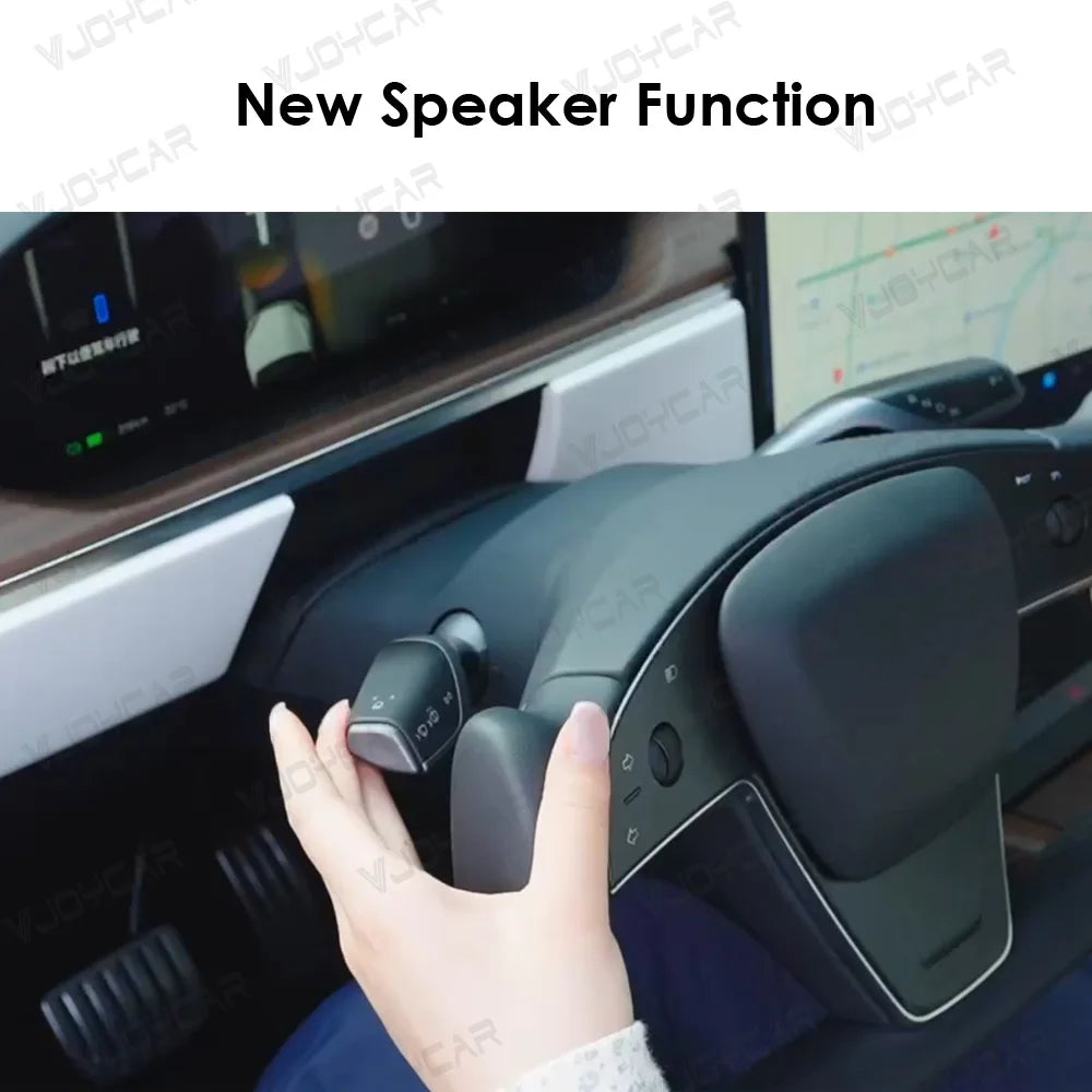 Opearting Gear Lever for Tesla Model S X Model 3 Highland Physcial Turn Signal Gear Shifter Lever Turning Stalk Handle RISE DEFENSE SYSTEMS.AI PRODUCTS