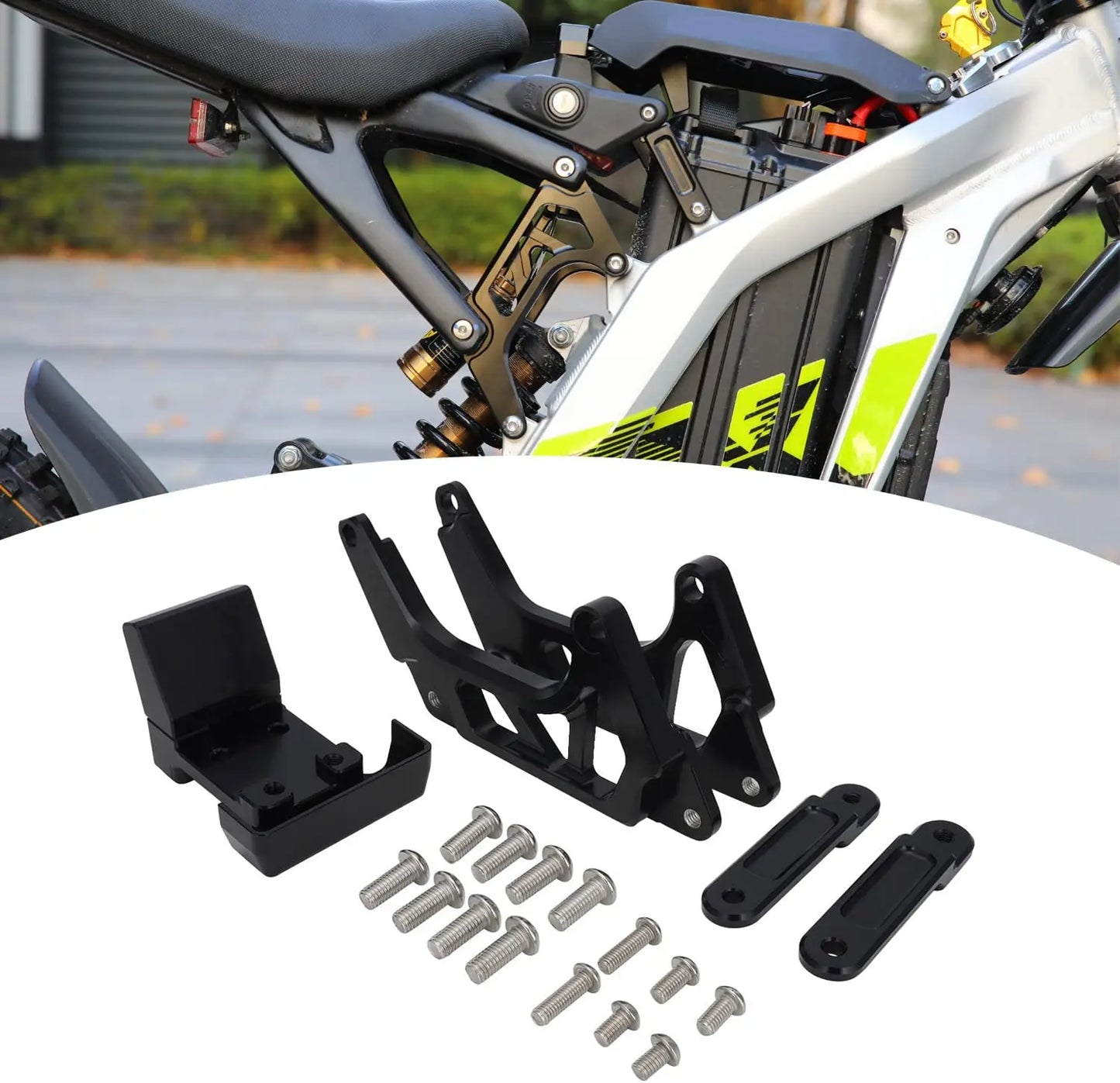 Seat Riser Cushion Extenders Bracket Riser 5CM CNC for Electric Dirt Bike Surron Sur Ron X Sur Ron S Sur Ron L1E X260 X160 RISE DEFENSE SYSTEMS.AI PRODUCTS