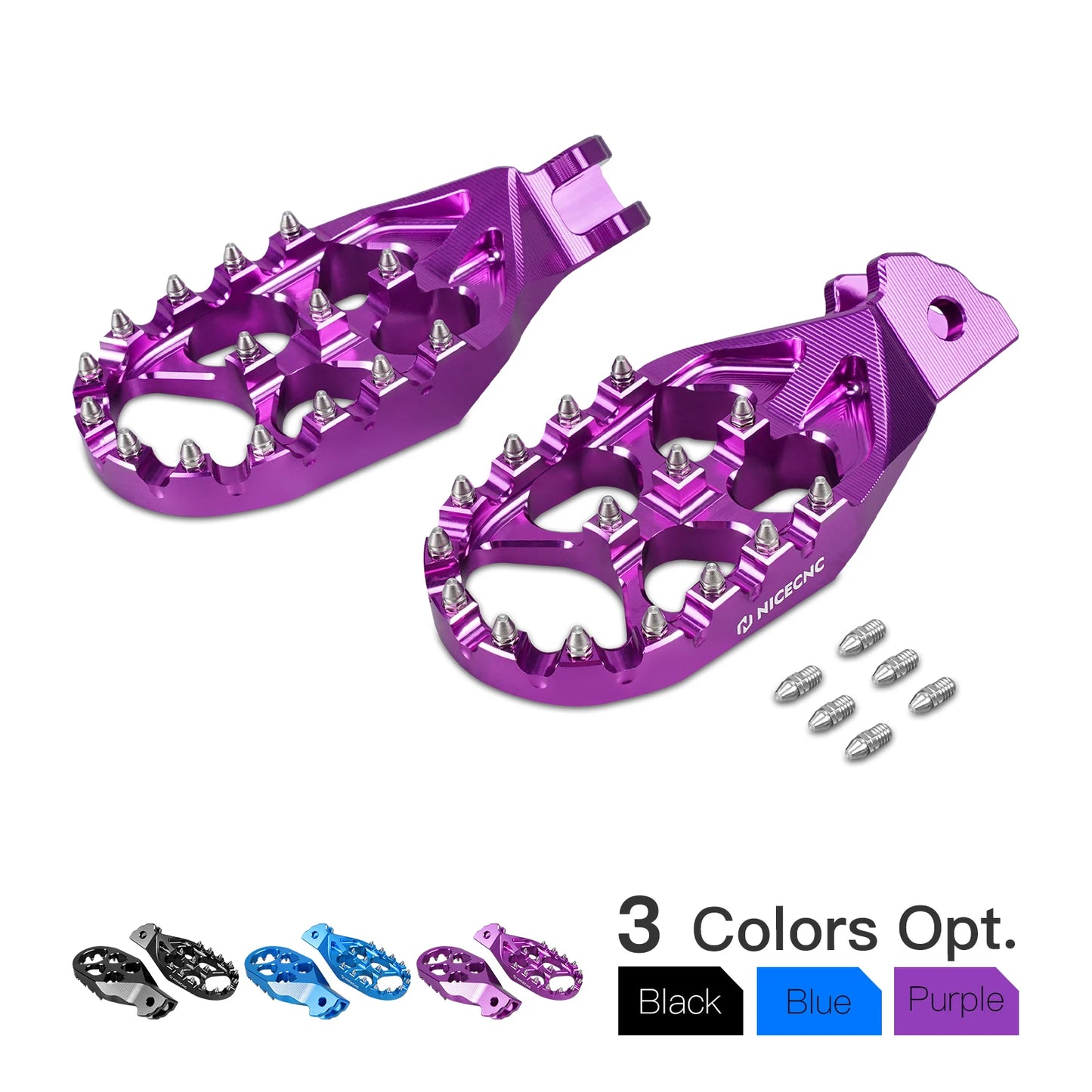 For Sur-Ron Light Bee X S L1E Surron Electric Dirt Bike Enlarged Foot Pegs Footrest Footpegs For Segway X160 X260 2024 2023 2022 RISE DEFENSE SYSTEMS.AI PRODUCTS