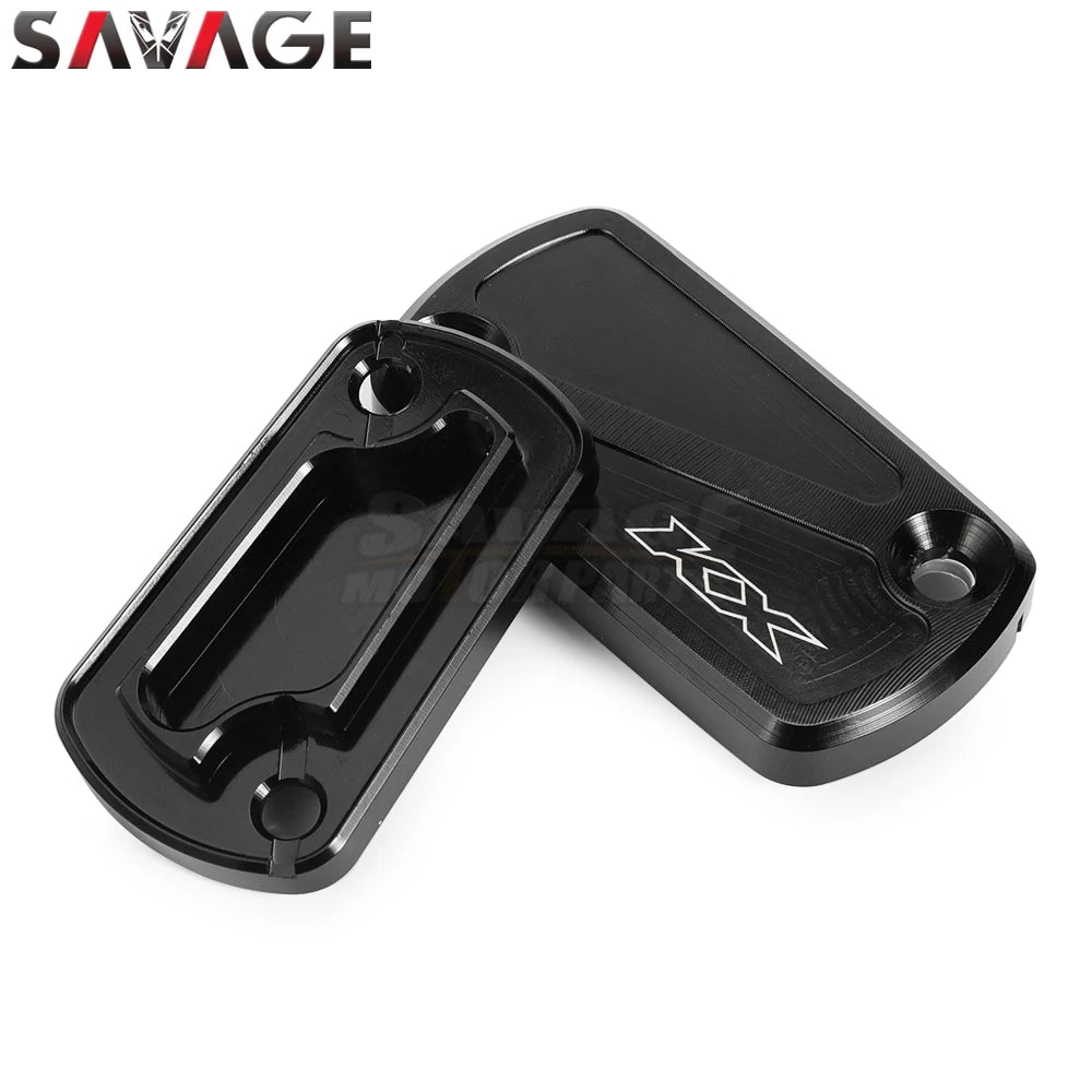 For KAWASAKI KX250 KX450 KX 250 450 2019-2024 Front Rear Brake Clutch Reservoir Cover CNC Motorcycle Accessories Oil Pump Cap RISE DEFENSE SYSTEMS.AI PRODUCTS