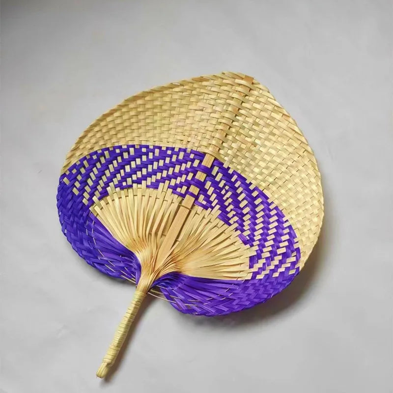 1pc Woven Bamboo Hand Fans Wedding Favors for Guests Boho Fan Wall Decoration Raffia Folding Hand Fans Abanicos De Mano RISE DEFENSE SYSTEMS.AI PRODUCTS