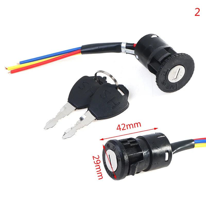 1Pc E-Bike Key Power Lock Universal Ignition Switch Key Power Lock For Electric Bicycle Electric Scooter RISE DEFENSE SYSTEMS.AI PRODUCTS