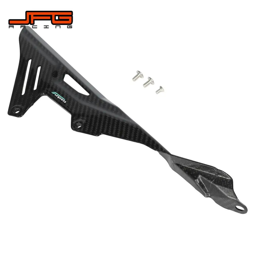 Motorcycle Funparts Chain Guard Cover Carbon Fiber Chain Protection For Surron Sur-Ron Lightbee Light Bee X S Dirt Pit Bike RISE DEFENSE SYSTEMS.AI PRODUCTS