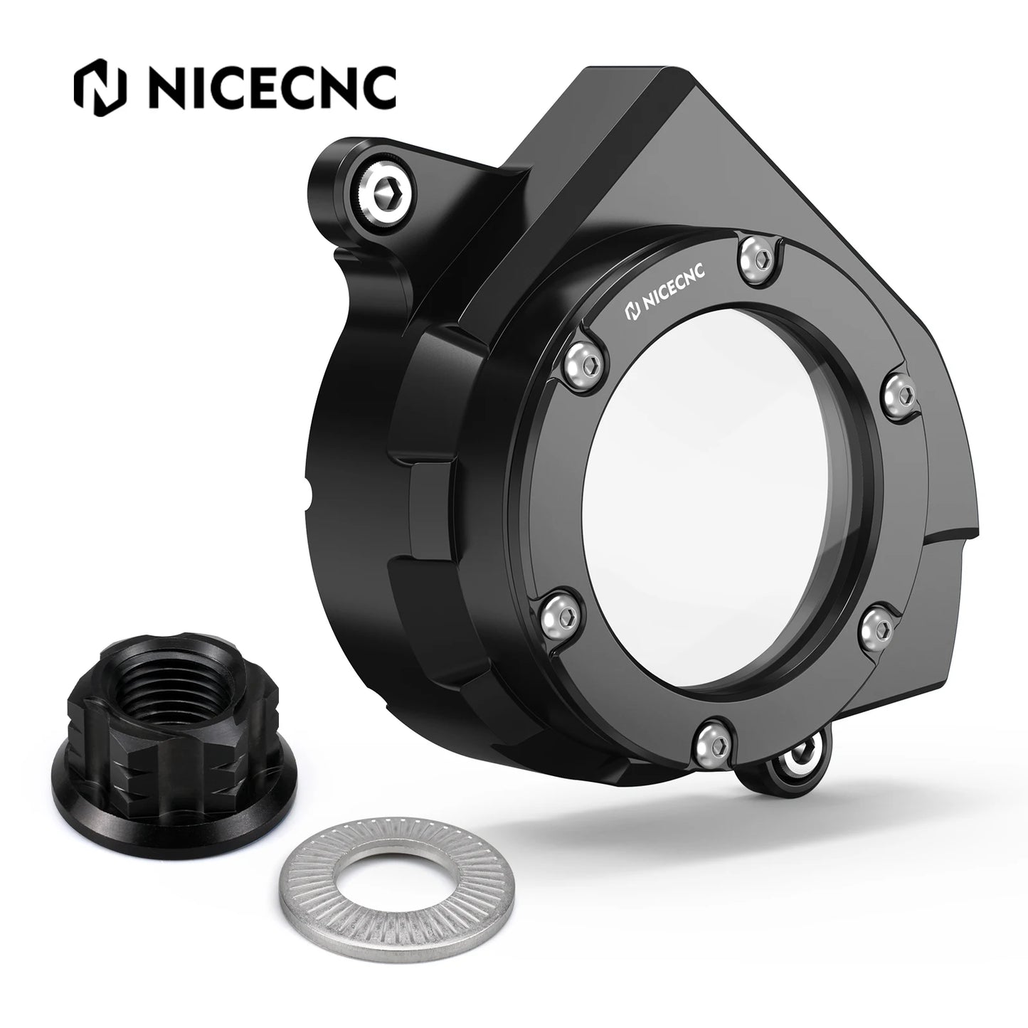 Belt Pulley Cover & Primary Belt Pulley Nut For SUR-RON Surron light bee X S L1E Segway X160 X260 Electric Dirt Bike 2023 2024 RISE DEFENSE SYSTEMS.AI PRODUCTS