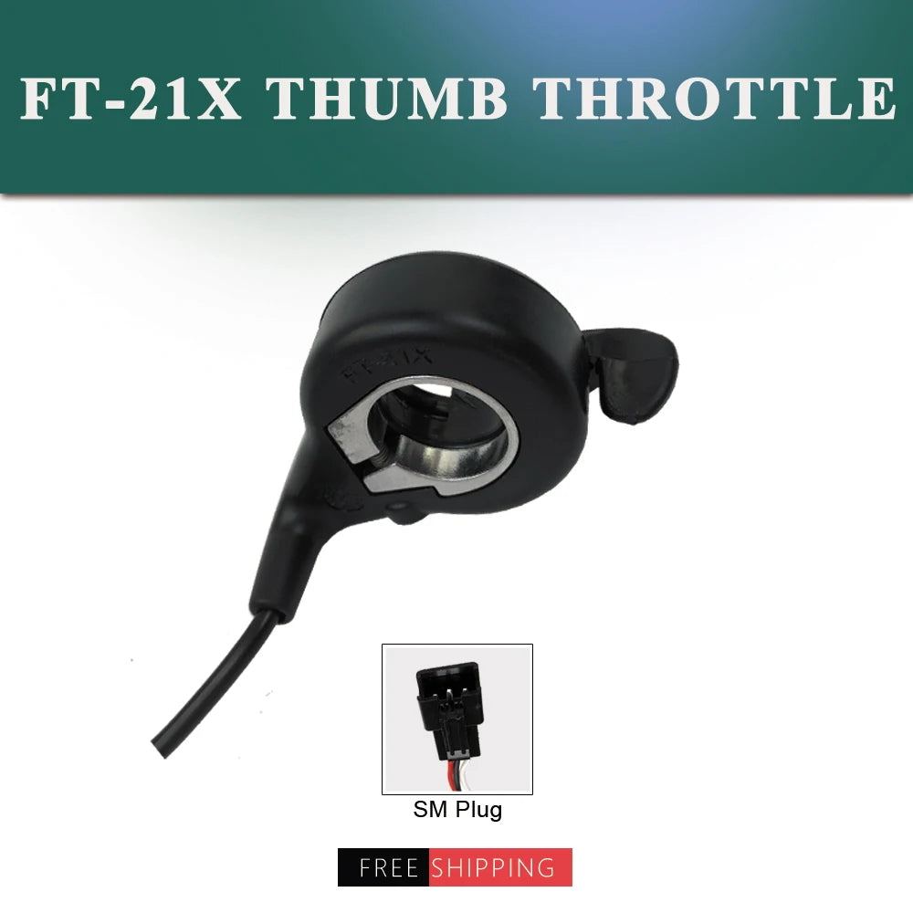 Ebike WUXING Thumb Throttle 21X/130X/108X/20X/76X Left/Right Hand Accelerator For Electric Bicycle Conversion Kit RISE DEFENSE SYSTEMS.AI PRODUCTS