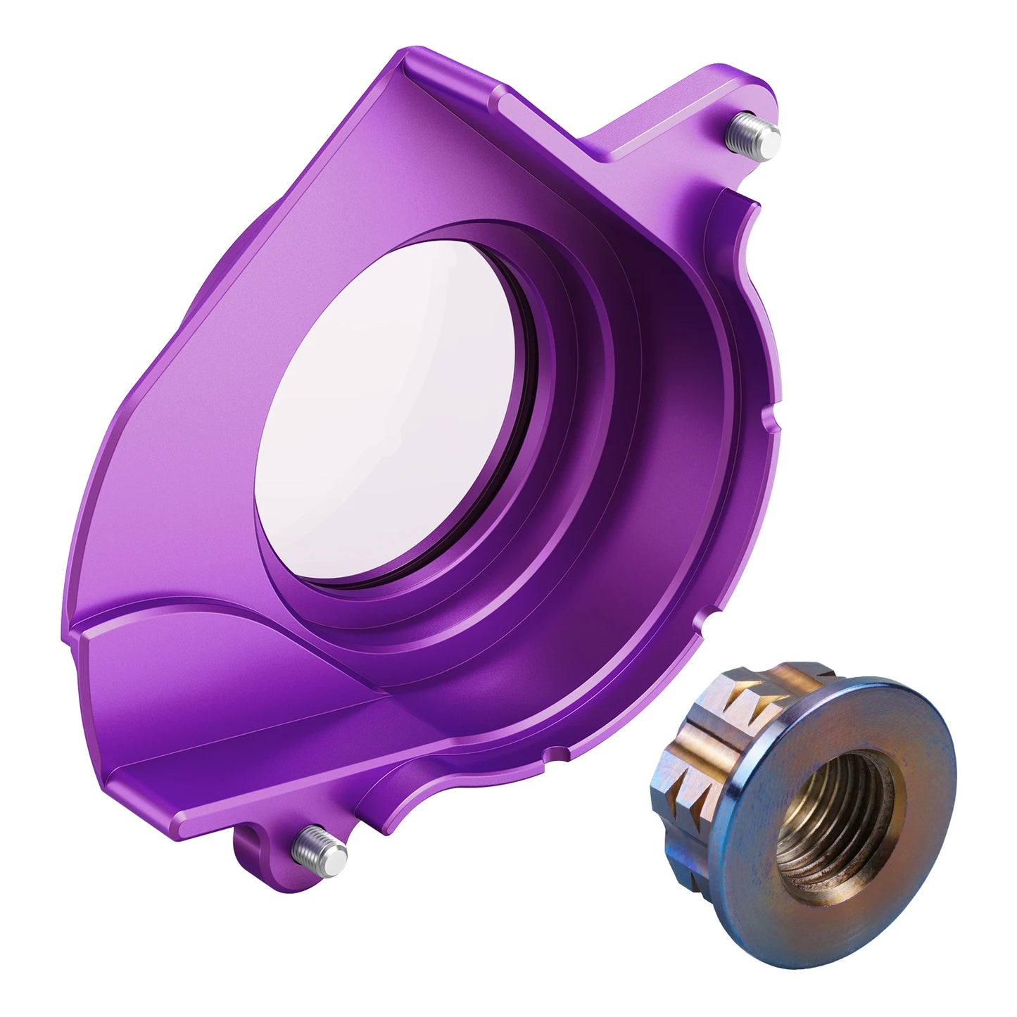 For Surron light bee X light bee S L1E Segway X160 X260 Sur ron Dirt Bike NiceCNC Belt Pulley Cover & Primary Belt Pulley Nut RISE DEFENSE SYSTEMS.AI PRODUCTS