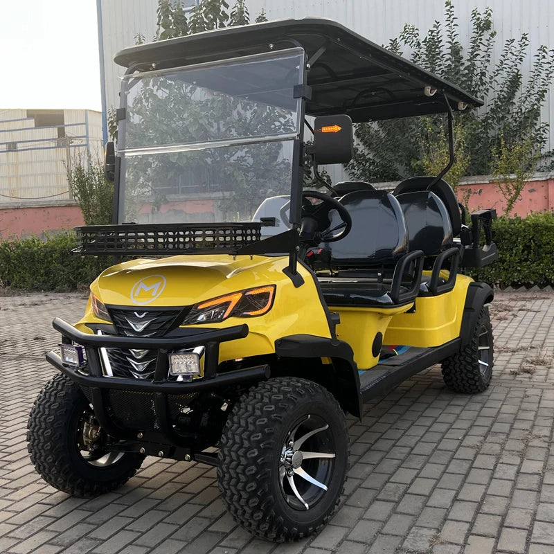 Customize New Club Sightseeing Golf Car 4/6 Seater 48V 60V Off-road Solar Electric Golf Cart RISE DEFENSE SYSTEMS.AI PRODUCTS