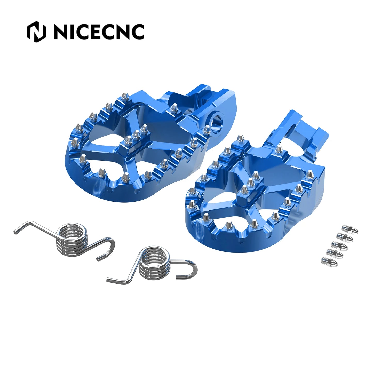57mm Foot Pegs FootRest Footpegs Rests For KTM EXC 300 EXC-F 350 XCW 500 2017-2023 SX 125 250 SX-F 450 XC 400 500 XC-F 2017-2022 RISE DEFENSE SYSTEMS.AI PRODUCTS