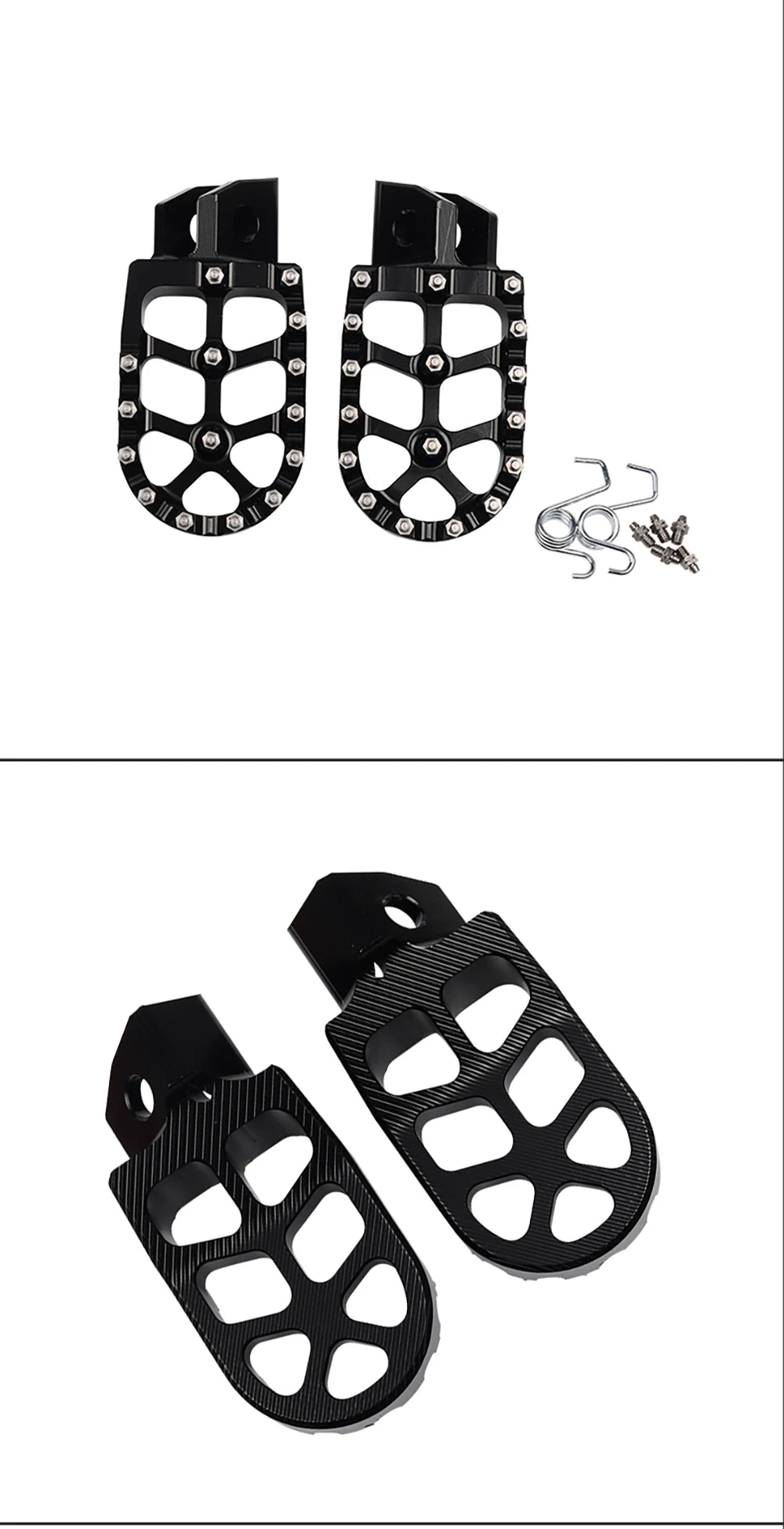 Motorcycle FootRest Footpegs Foot Pegs Pedal For YAMAHA TTR 90 110 125 250 TTR250 YZ80 YZ125 YZ250 YZ WR 200 250 500 Accessories RISE DEFENSE SYSTEMS.AI PRODUCTS