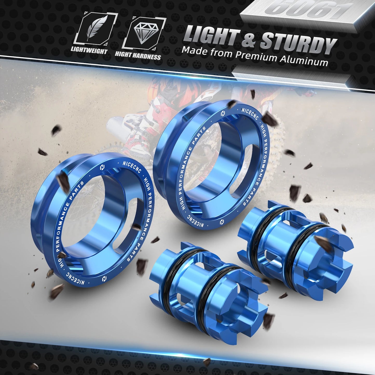 NICECNC 1.2'' Front Fork Lowering Kit For Sherco 125 250 300 SE 250 300 450 SEF RACING SIXDAYS FACTORY 2019 2018 WP Xplor Forks RISE DEFENSE SYSTEMS.AI PRODUCTS