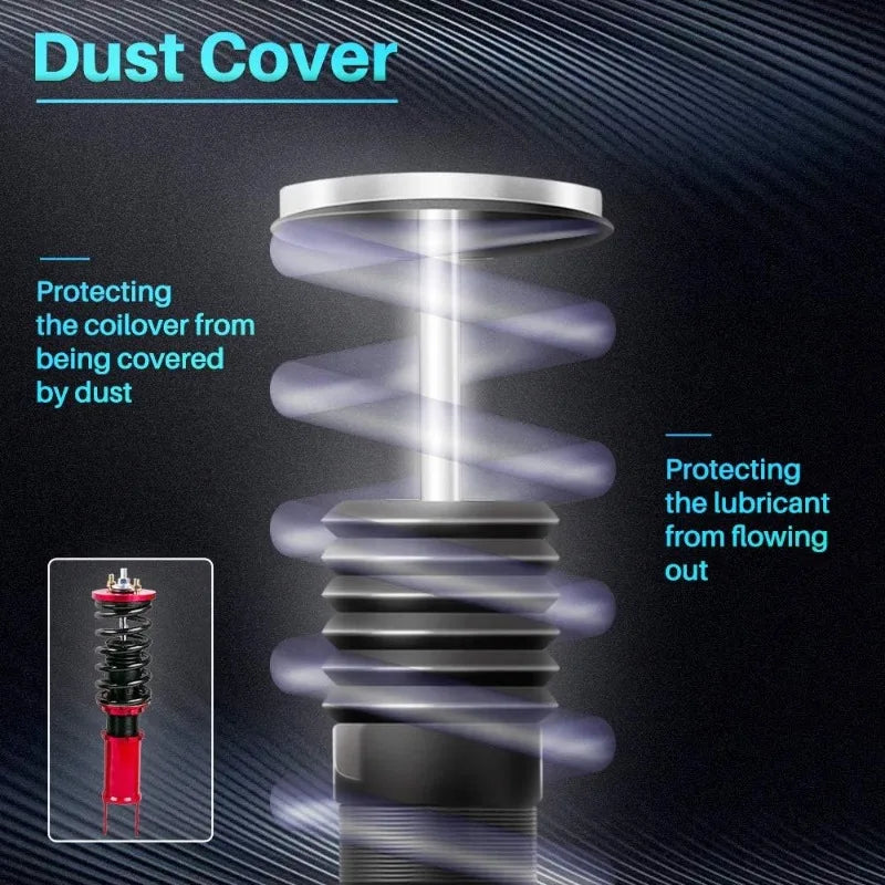 Christmas.Coilovers for Honda Civic 1989-2000, CRX 1989-1991, Delsol 1993-1997, for Acura Integra 1994-2001, Adjustable Height C RISE DEFENSE SYSTEMS.AI PRODUCTS