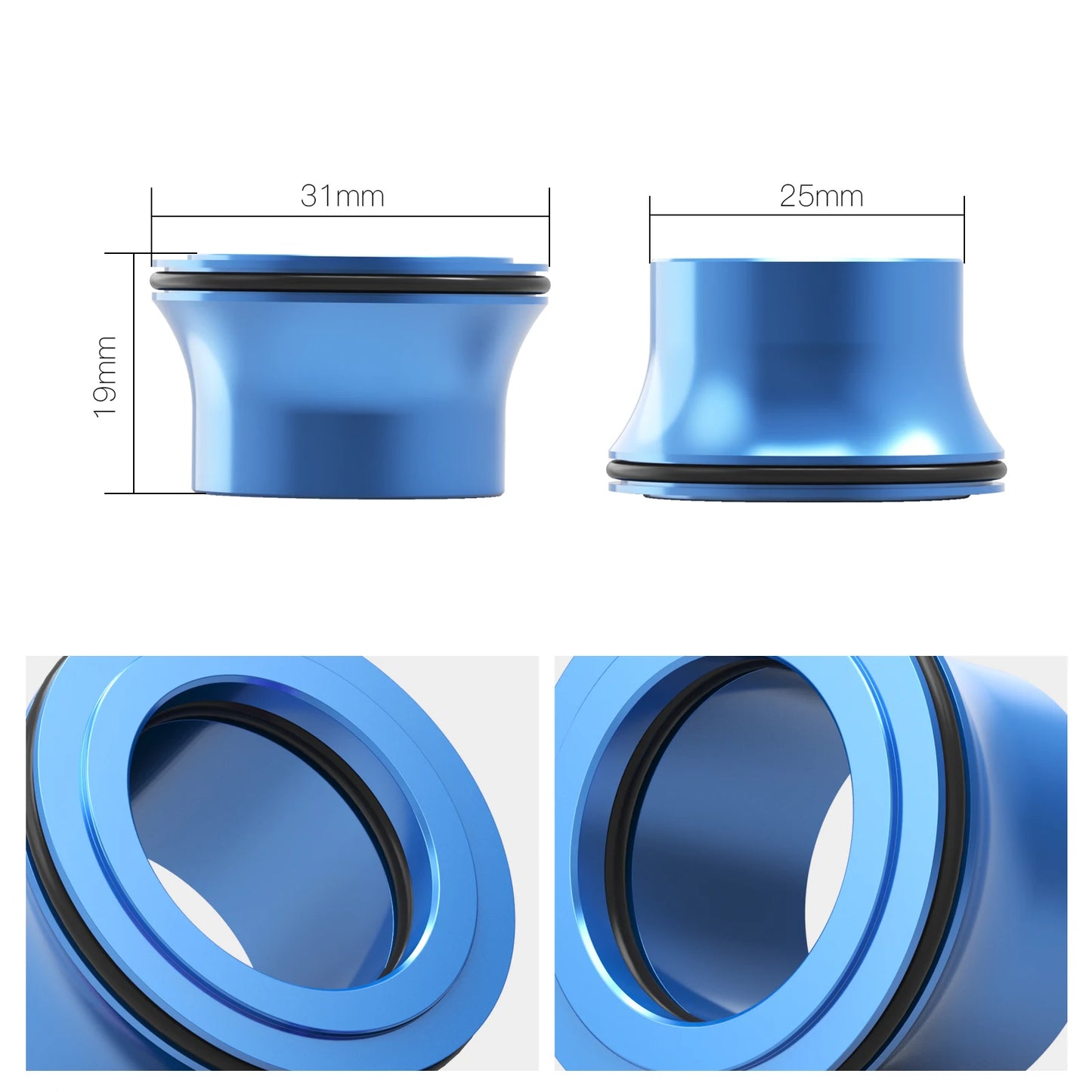 For Sur-Ron Surron Light Bee X S L1E Segway X160 X260 X 160 260 Motocross Front Wheel Spacers Hub Collars O-ring Electric Bike RISE DEFENSE SYSTEMS.AI PRODUCTS