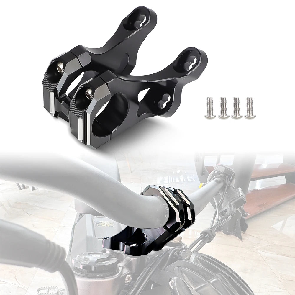 Motorcycle Front Handlebar Bracket For Surron Light Bee X S Sur Ron Electric Motocross Steering Stem Modified Parts Aluminum RISE DEFENSE SYSTEMS.AI PRODUCTS