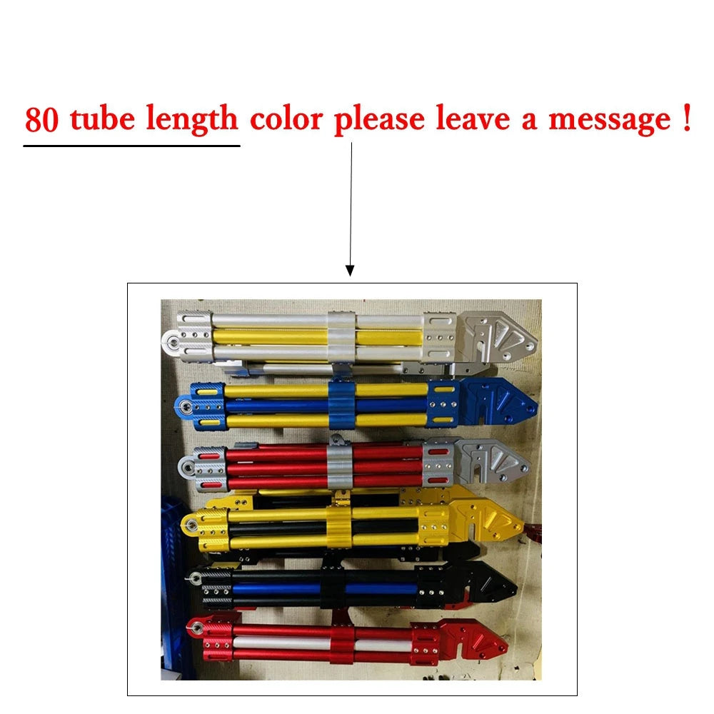 Electric Motorcycle Swing Arm New 3D CNC Adjustable 3-tube Water Pipe Rear Flat Fork Universal For M3 M5 M6 Little Monkey Modify RISE DEFENSE SYSTEMS.AI PRODUCTS
