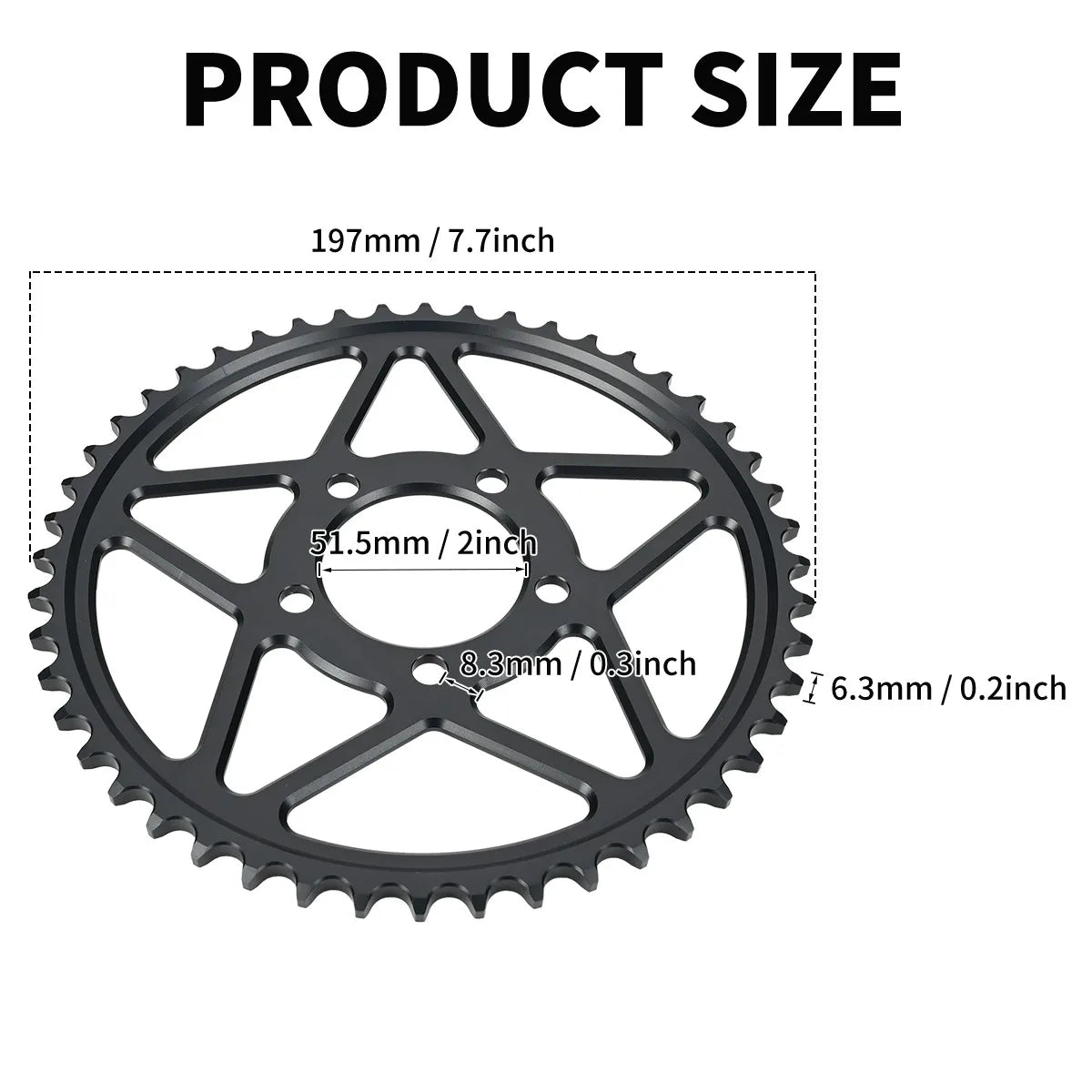 Anodized Billet 48T Racing Sprocket For Sur Ron Segway X160 X260 48 Tooth Rear Sprocket RISE DEFENSE SYSTEMS.AI PRODUCTS