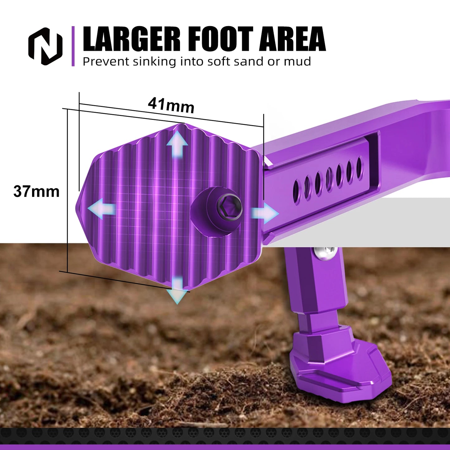 For Surron Light Bee X 8-32MM Adjustable Kickstand Side Stand For SUR-RON Light Bee S L1E Segway X160 X260 Electric Dirt Bike RISE DEFENSE SYSTEMS.AI PRODUCTS
