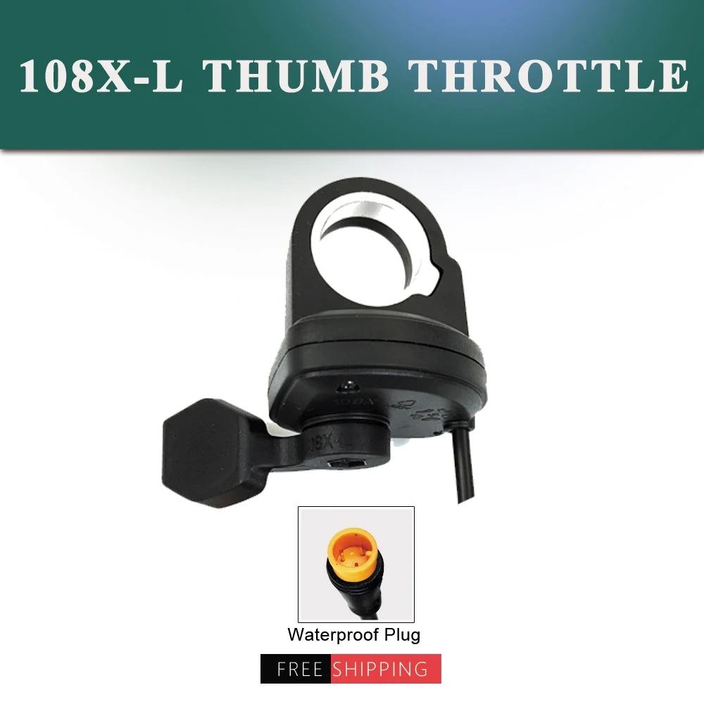 Ebike WUXING Thumb Throttle 21X/130X/108X/20X/76X Left/Right Hand Accelerator For Electric Bicycle Conversion Kit RISE DEFENSE SYSTEMS.AI PRODUCTS