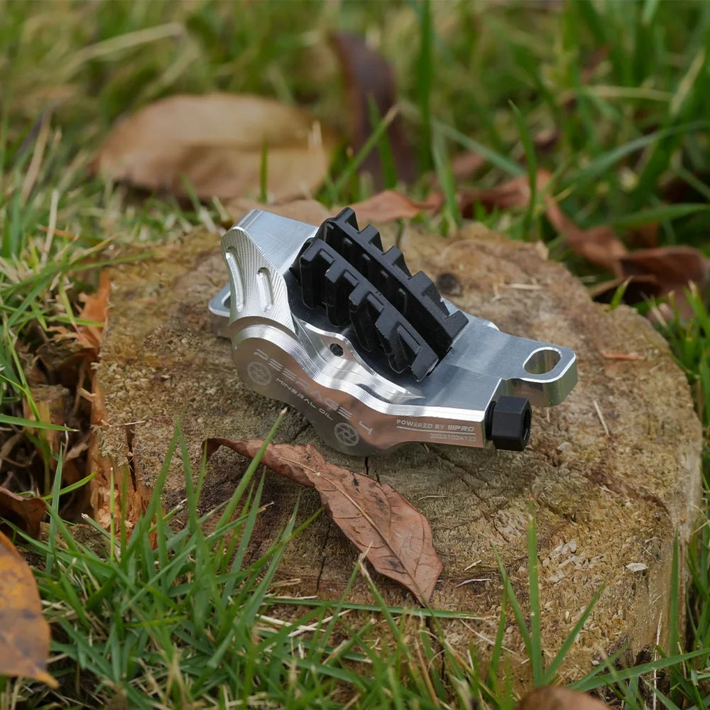 IIIPRO Vertical Cylinder MTB Brake 4 Piston Hydraulic Disc Brake Bicycle for Full Internal Cable Layout AM DH Mountain Bike NEW RISE DEFENSE SYSTEMS.AI PRODUCTS