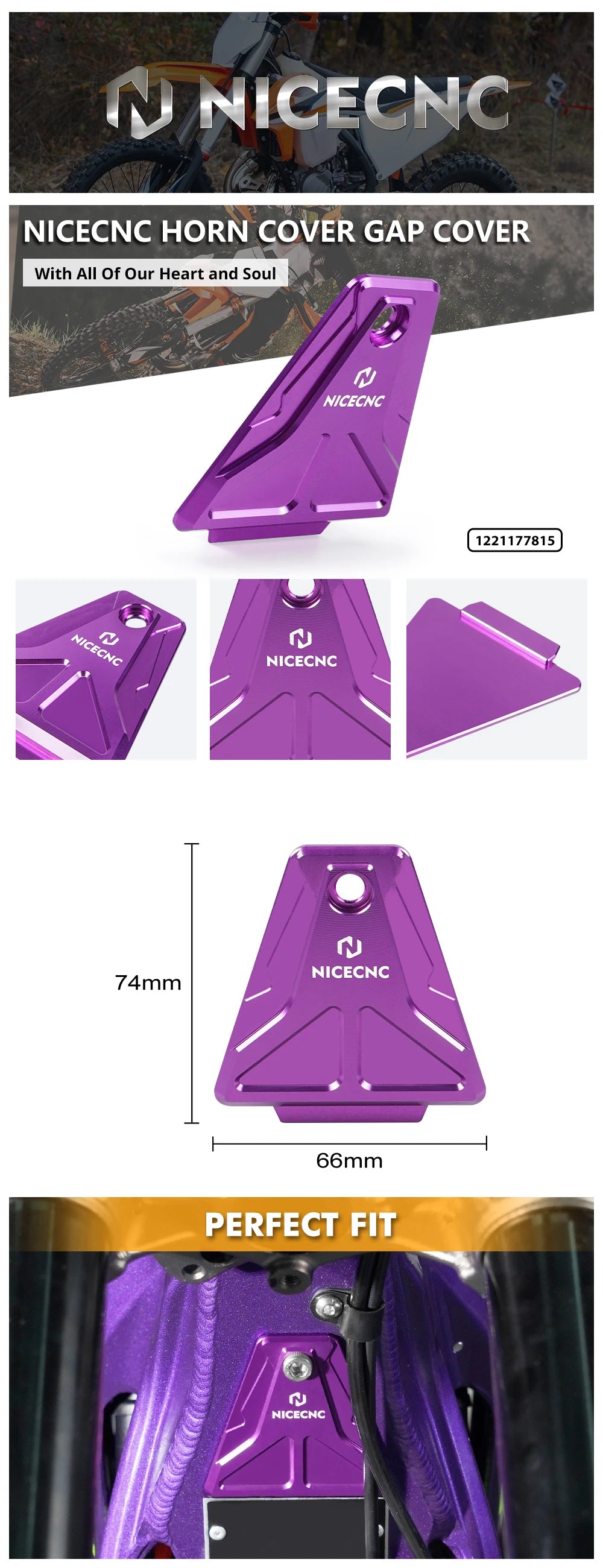 For 2023 2024 Surron light bee X Aluminum Horn Cover Gap Cover light bee S light bee L1E Segway X160 X260 Electric Dirt Bike RISE DEFENSE SYSTEMS.AI PRODUCTS