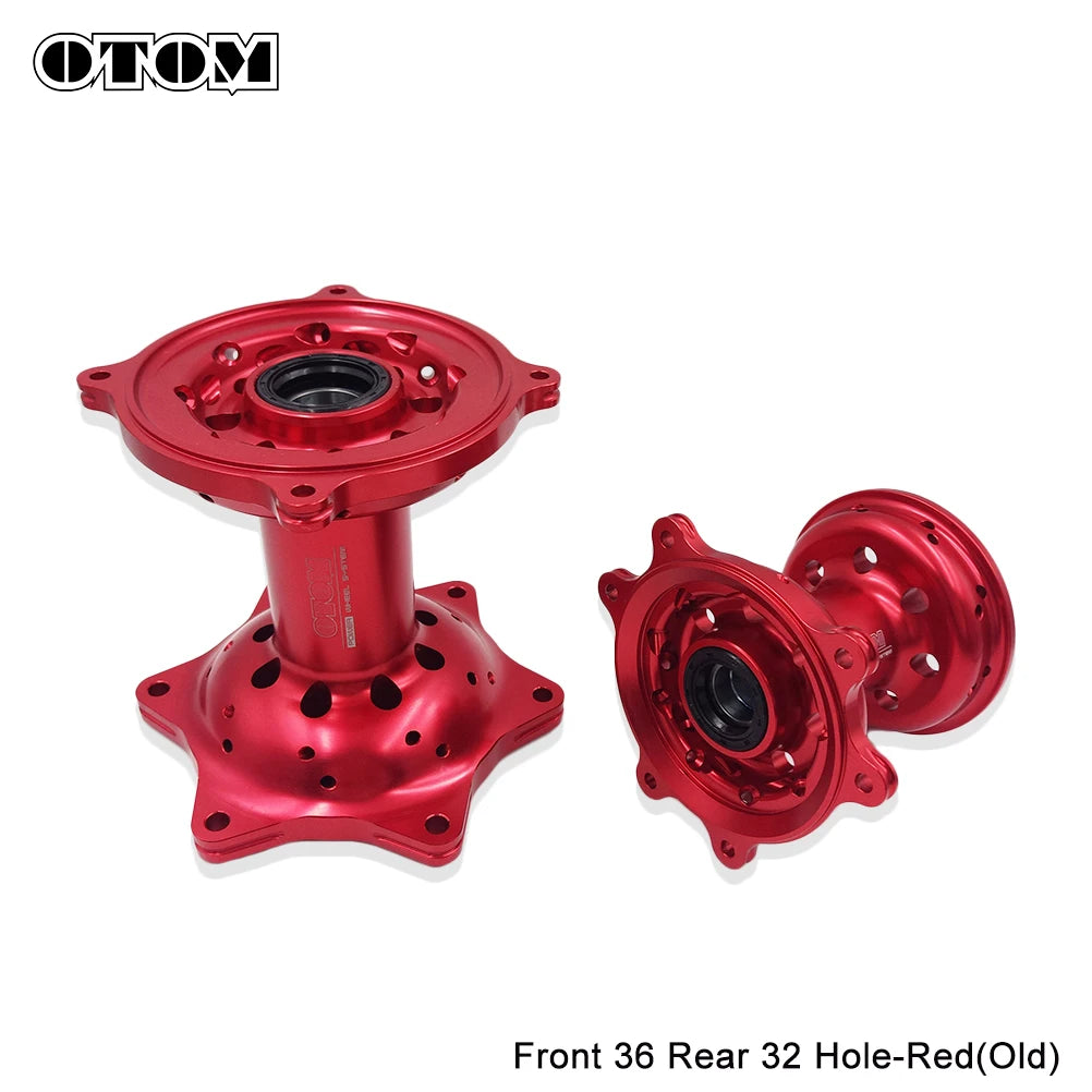 OTOM 36/32 Holes Motorcycle Front Rear Wheel Hub CNC Aluminum For HONDA CR125 CR250 CRF250R CRF450R CRF250X CRF450X Accessories RISE DEFENSE SYSTEMS.AI PRODUCTS