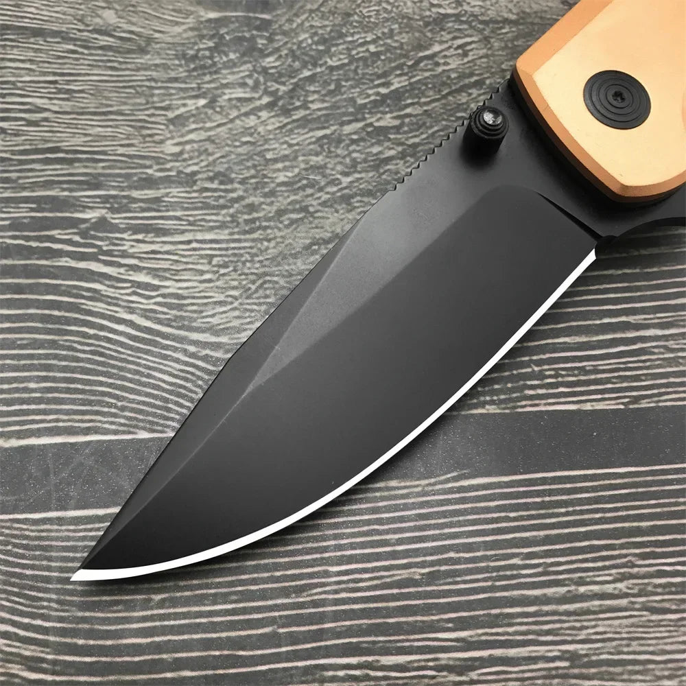 Pocket Folding Knife ETRMIMUS Black 8Cr13Mov Blade Aluminum Alloy Handle with Original Box Outdoor Camping Knives EDC Tools RISE DEFENSE SYSTEMS.AI PRODUCTS