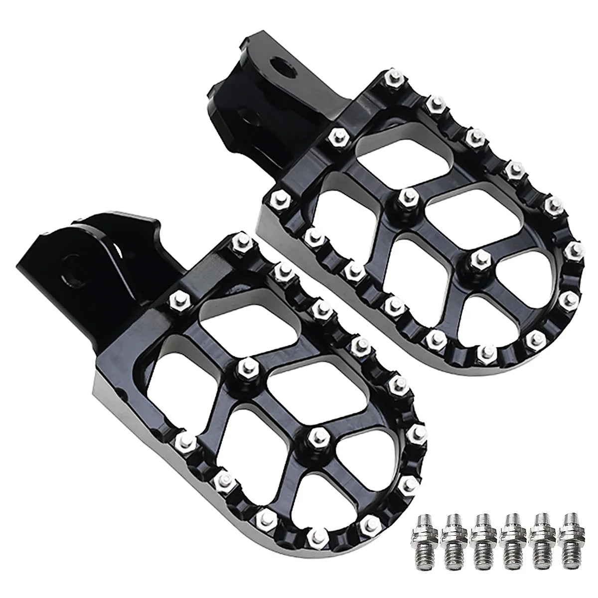 Motorcycle CNC Footpegs Foot Pegs Rests Pedals For Sur-Ron Surron Sur ron Light Bee S Light Bee X Off-Road Electric Foot Pedals RISE DEFENSE SYSTEMS.AI PRODUCTS