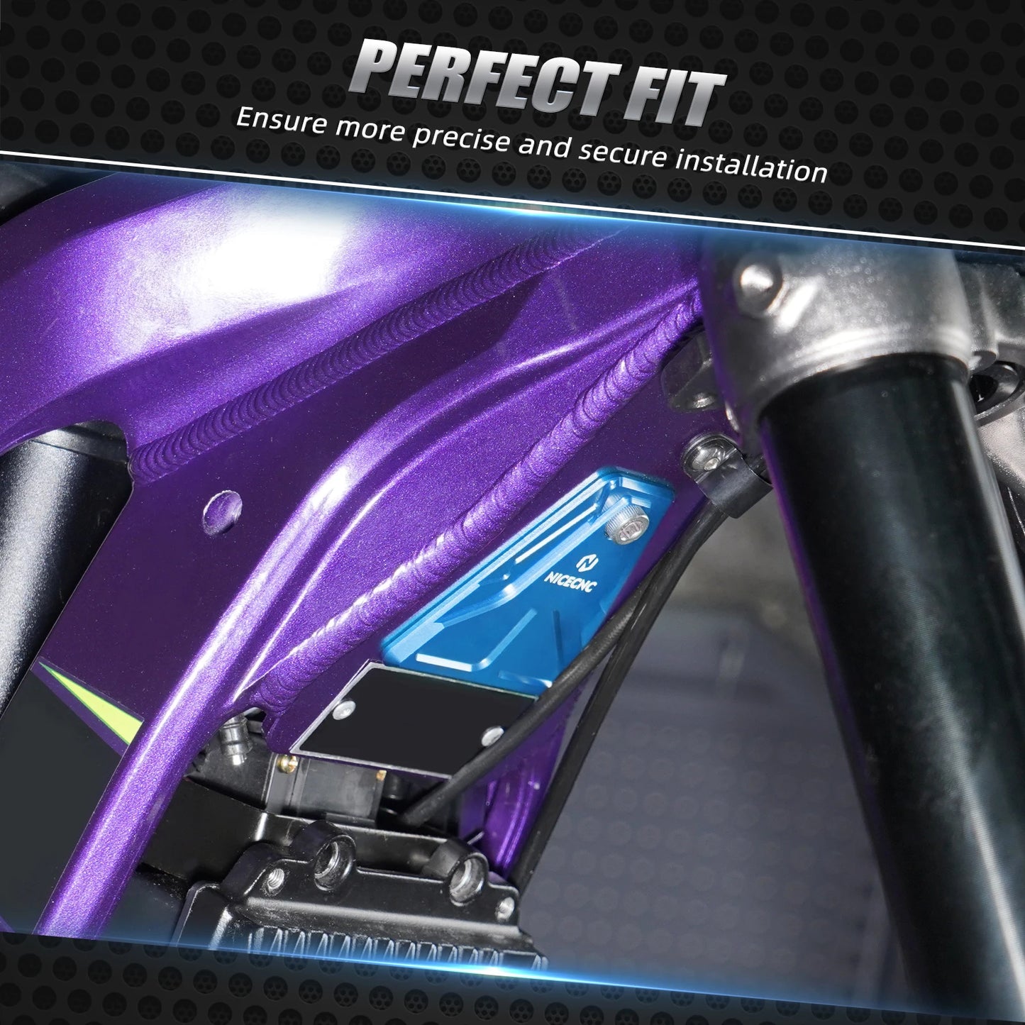 For 2023 2024 Surron light bee X Aluminum Horn Cover Gap Cover light bee S light bee L1E Segway X160 X260 Electric Dirt Bike RISE DEFENSE SYSTEMS.AI PRODUCTS