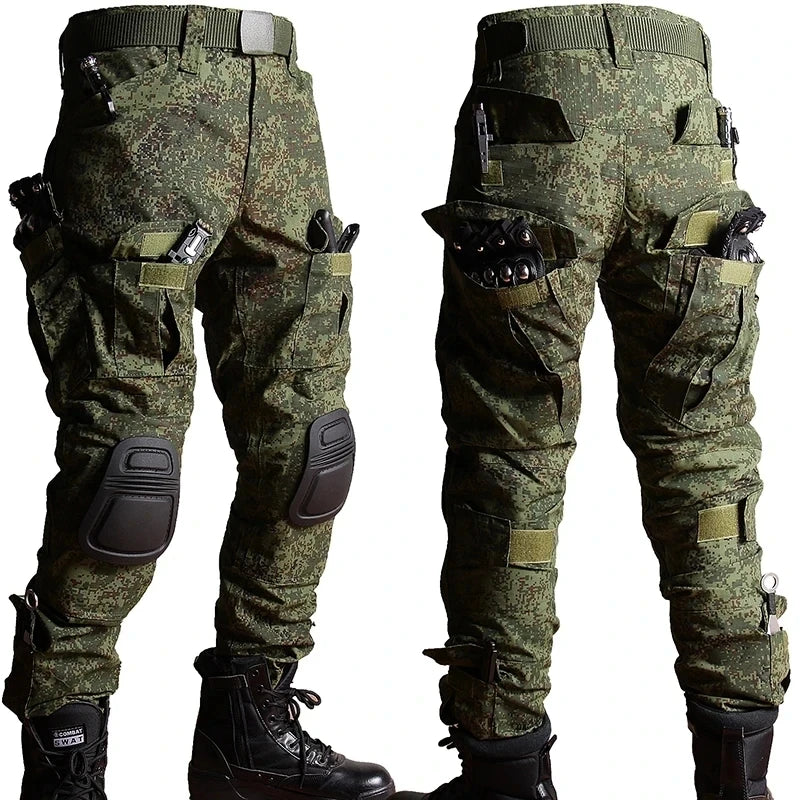 Snake Camo Tactical Sets Men Autumn Breathable Long Sleeve Tshirts+Outdoor Multi-pocket Pants 2 Pcs Suits Training Cargo Set RISE DEFENSE SYSTEMS.AI PRODUCTS